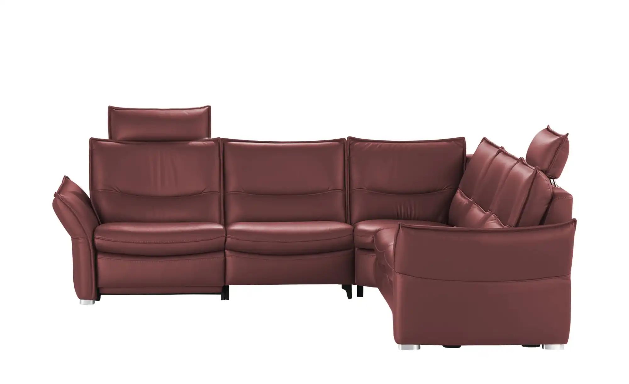 Musterring Ecksofa  MR250 ¦ rot ¦ Maße (cm): B: 273 H: 91 T: 273 Polstermöb günstig online kaufen