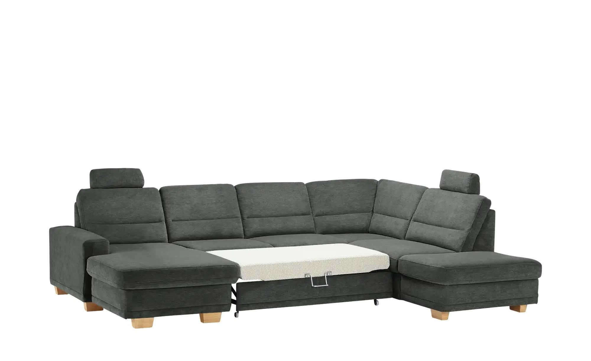 meinSofa Wohnlandschaft aus Mikrofaser Marc ¦ grau ¦ Maße (cm): B: 311 H: 8 günstig online kaufen