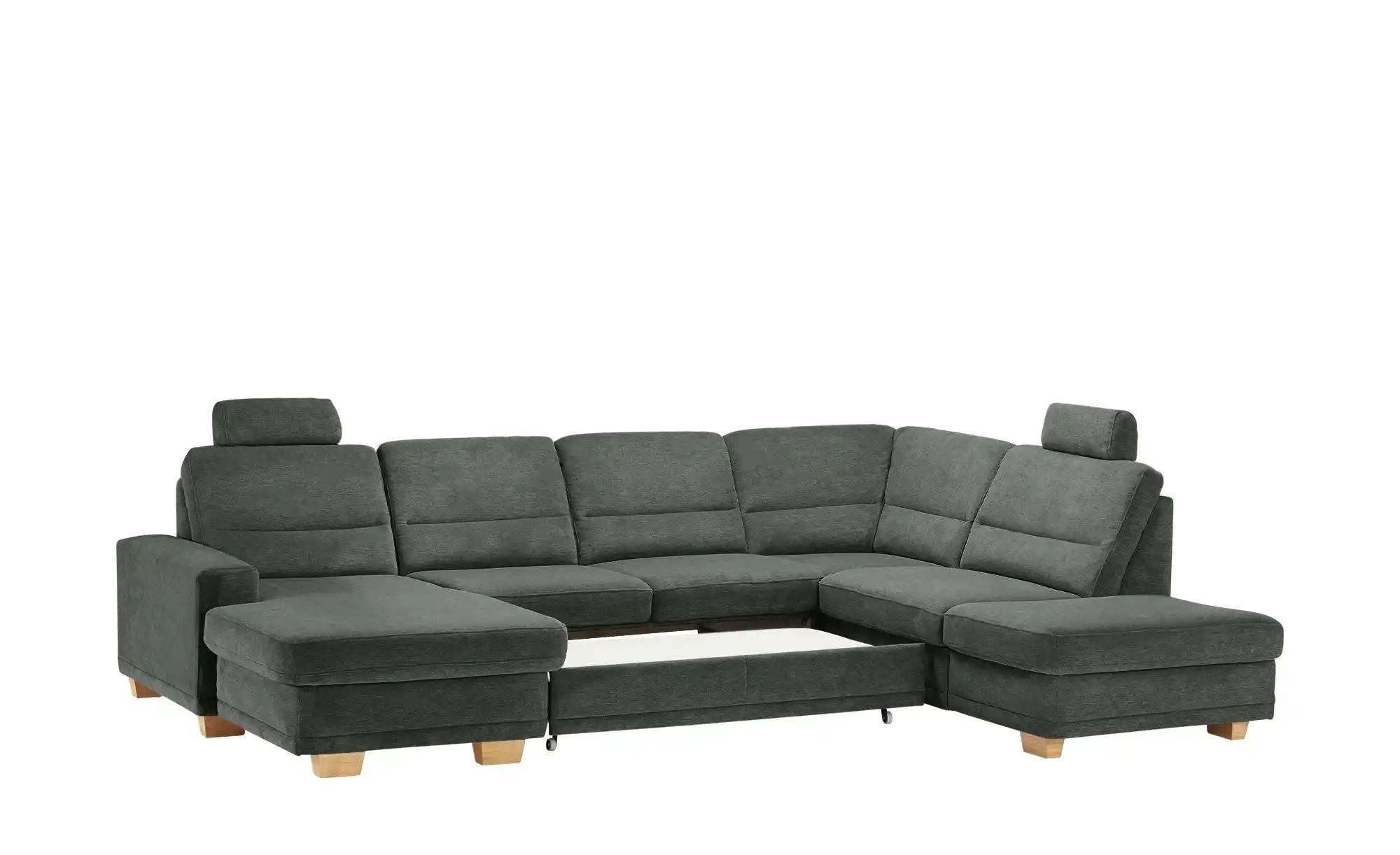 Thumbnail - meinSofa Wohnlandschaft aus Mikrofaser Marc ¦ grau ¦ Maße (cm): B: 311 H: 85 T: 234.0 Polstermöbel > Sofas > Schlafsofas...