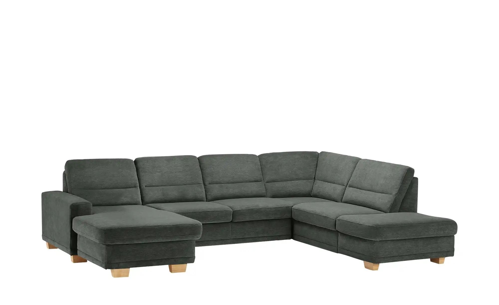 meinSofa Wohnlandschaft aus Mikrofaser Marc ¦ grau ¦ Maße (cm): B: 311 H: 8 günstig online kaufen