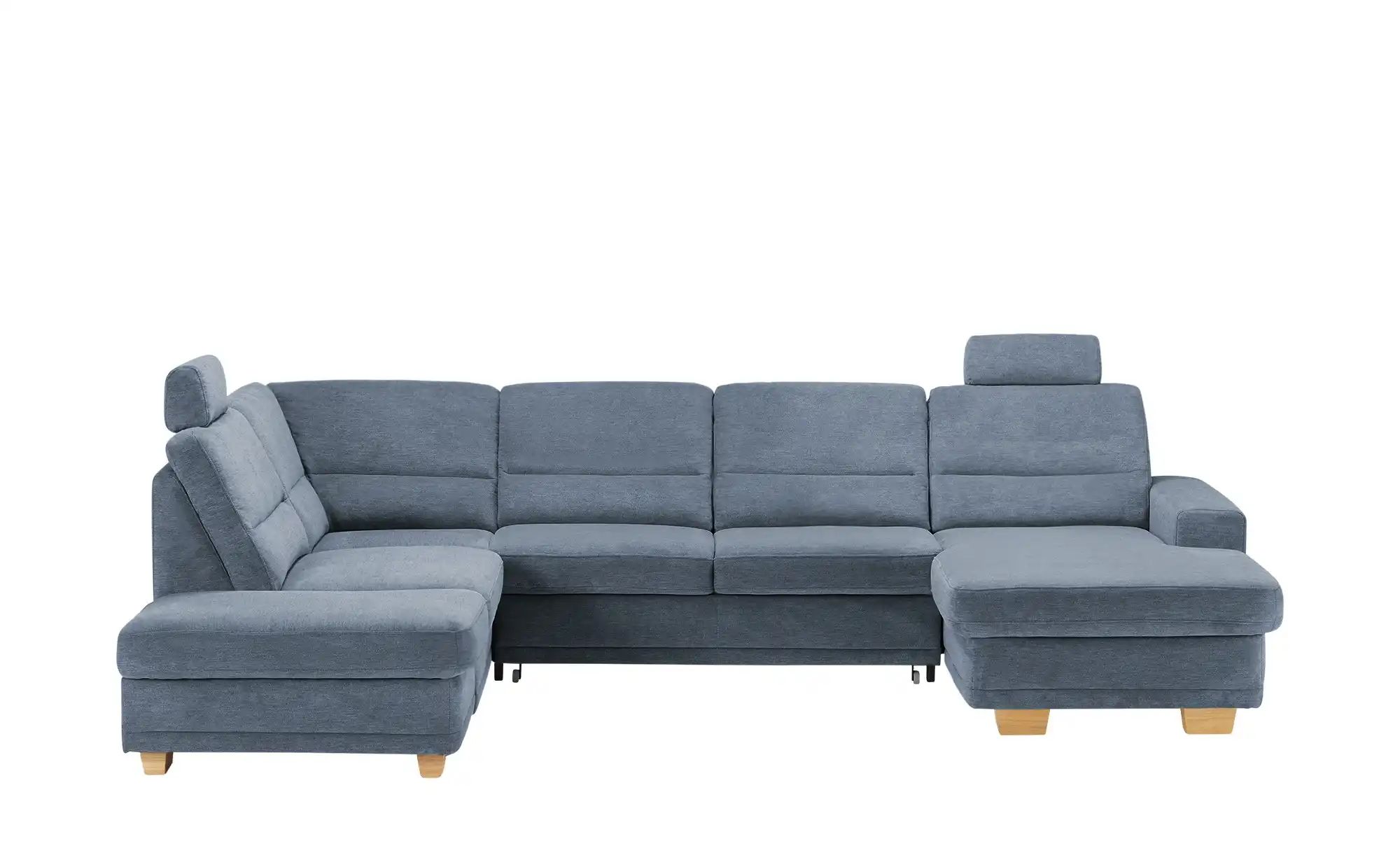 meinSofa Wohnlandschaft aus Mikrofaser Marc ¦ blau ¦ Maße (cm): B: 311 H: 8 günstig online kaufen