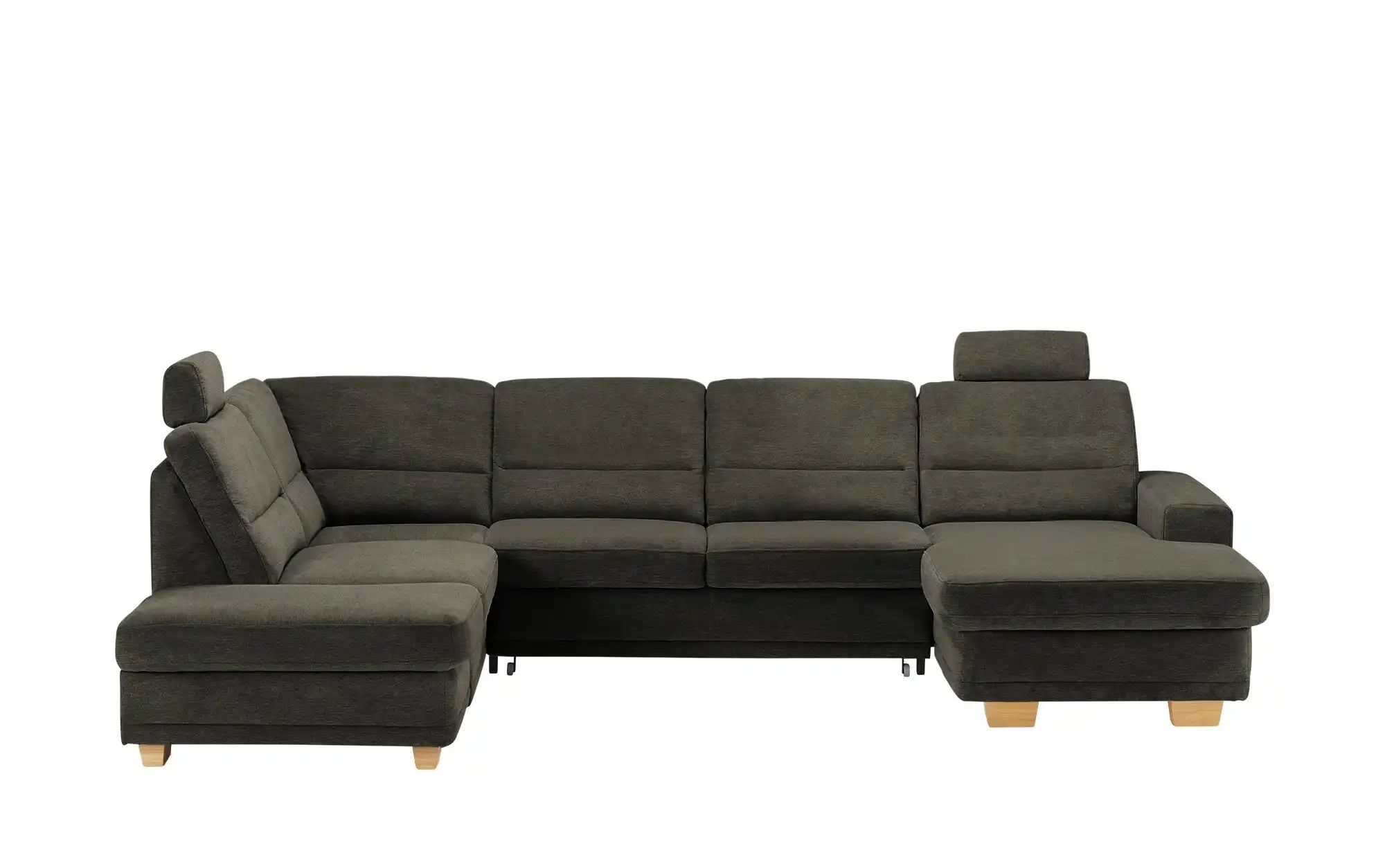 meinSofa Wohnlandschaft aus Mikrofaser Marc ¦ braun ¦ Maße (cm): B: 311 H: günstig online kaufen