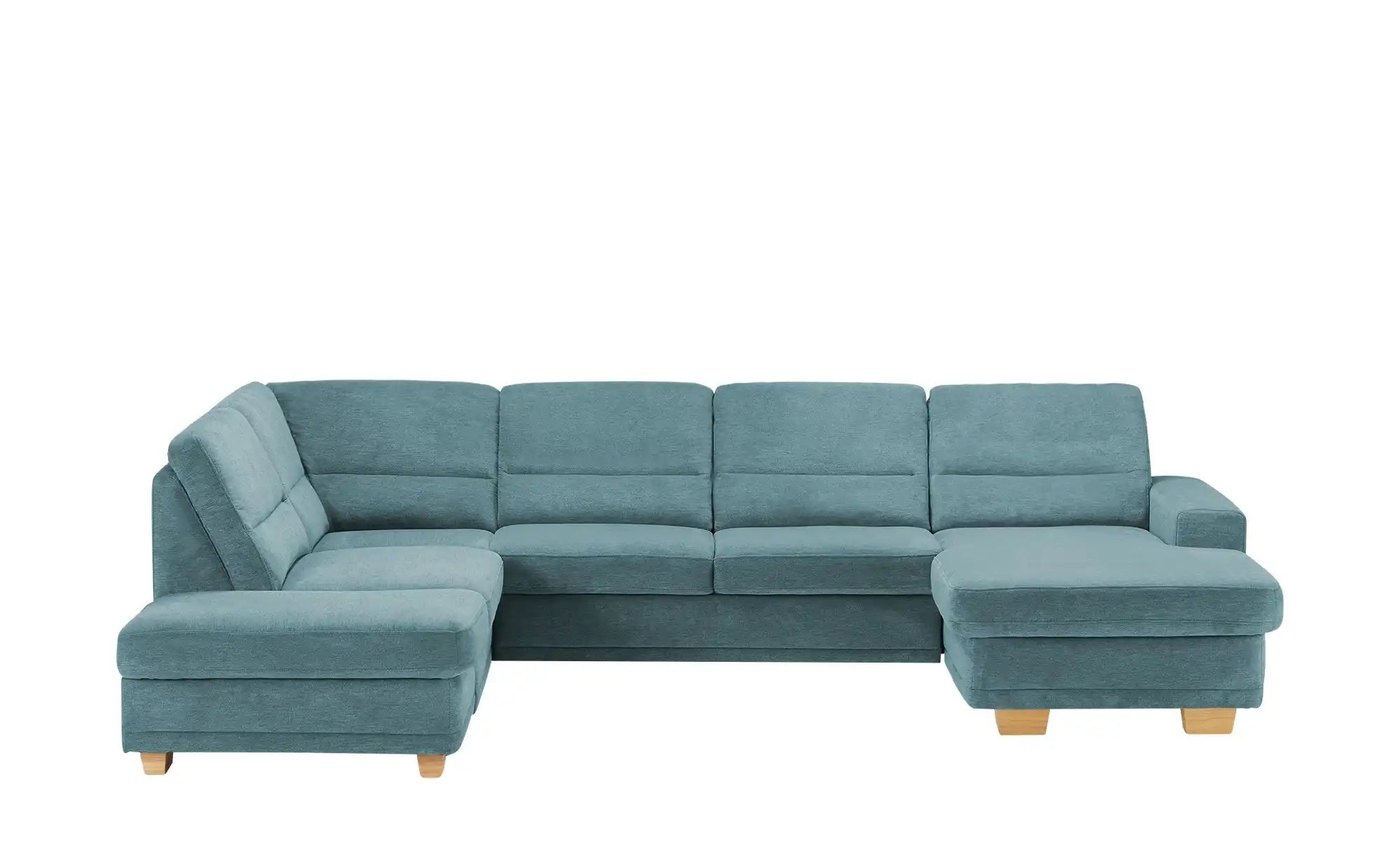 meinSofa Wohnlandschaft aus Mikrofaser Marc ¦ blau ¦ Maße (cm): B: 311 H: 8 günstig online kaufen