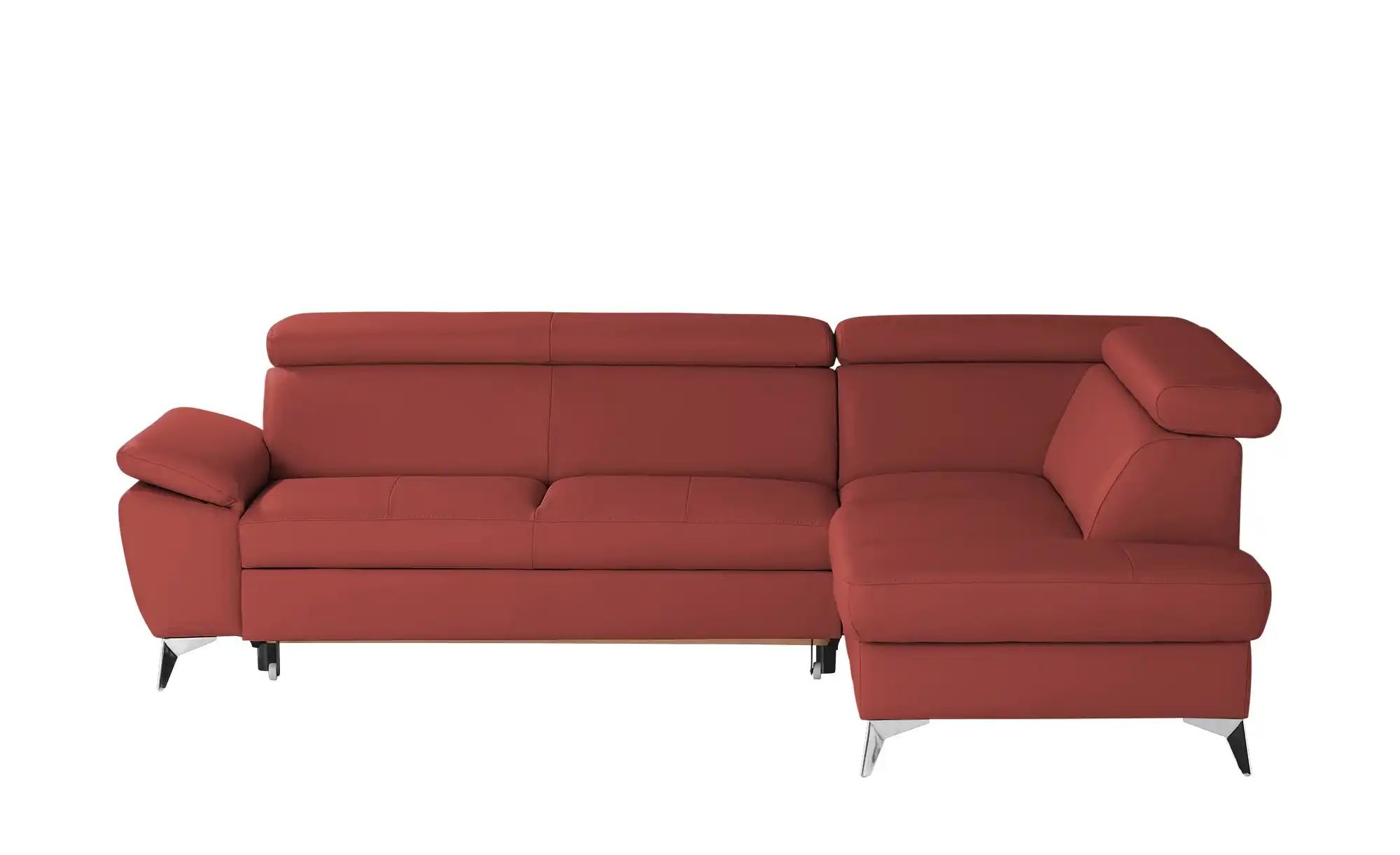 uno Ecksofa  Apollo ¦ rot ¦ Maße (cm): B: 268 H: 81 T: 210 Polstermöbel > S günstig online kaufen