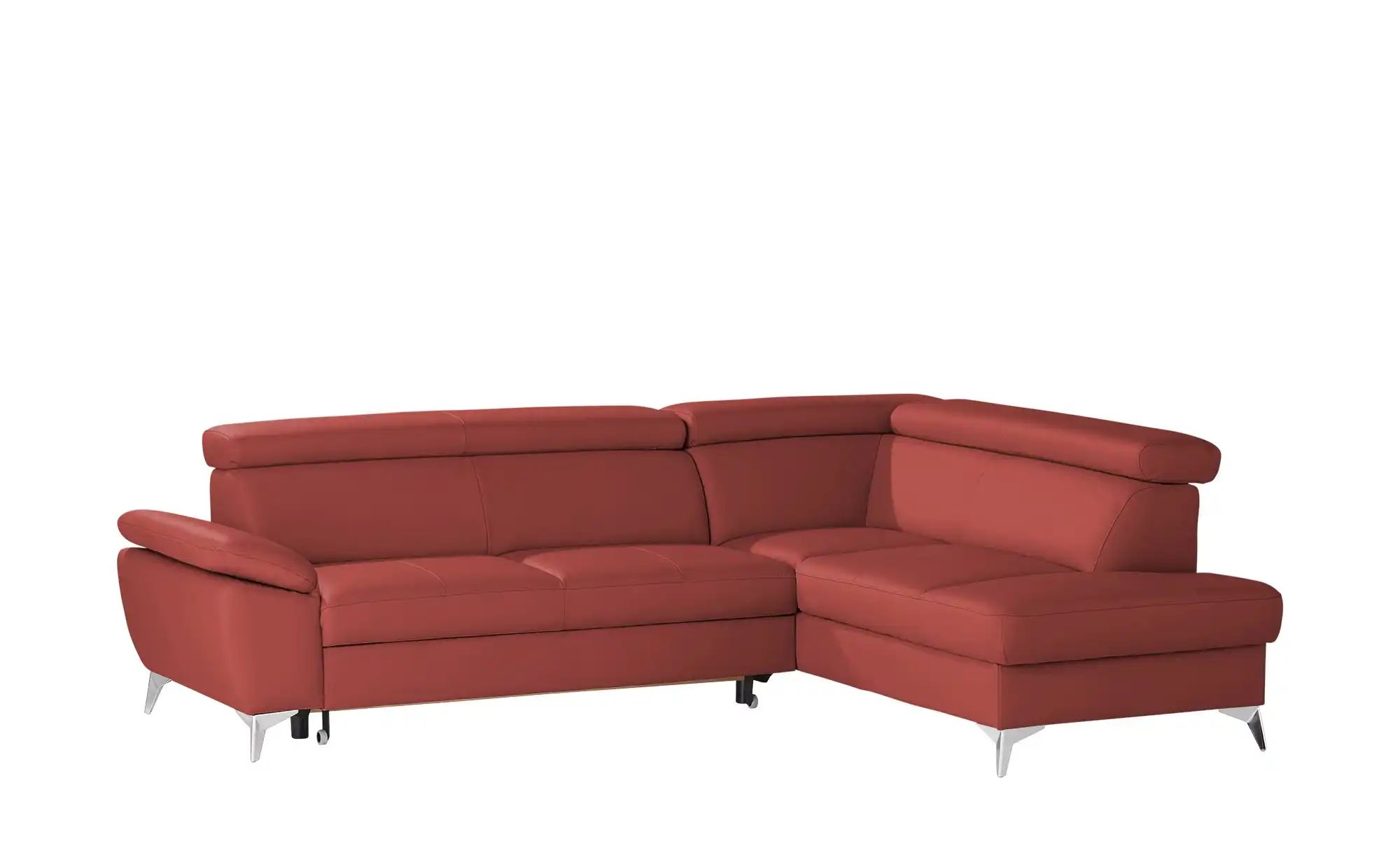 uno Ecksofa  Apollo ¦ rot ¦ Maße (cm): B: 268 H: 81 T: 210 Polstermöbel > S günstig online kaufen