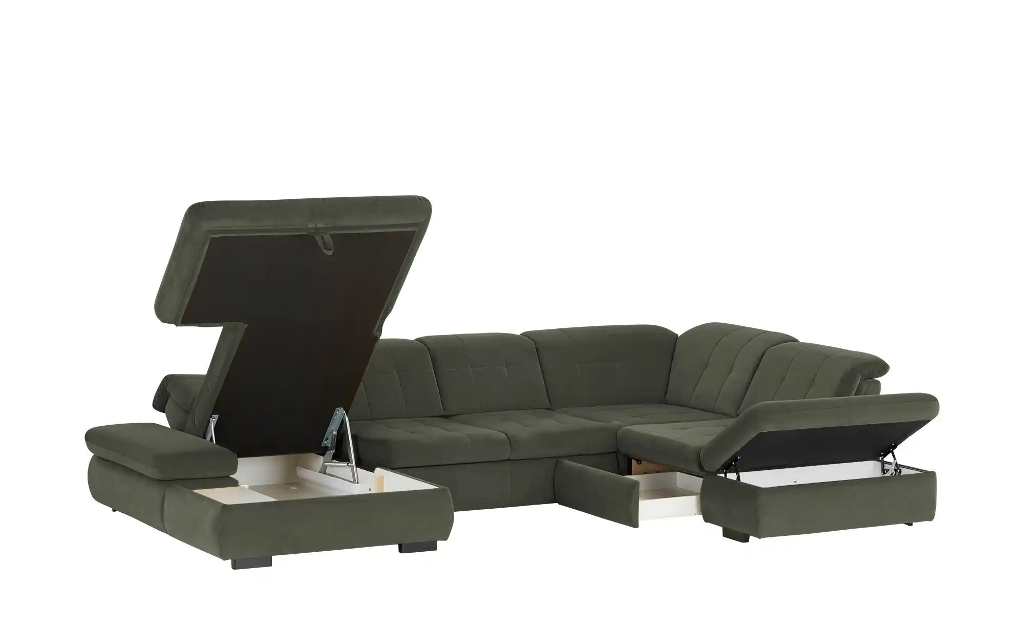 Thumbnail - Lounge Collection Wohnlandschaft Spencer ¦ grün ¦ Maße (cm): B: 382 H: 102 T: 260.0 Polstermöbel > Sofas > Wohnlandscha...