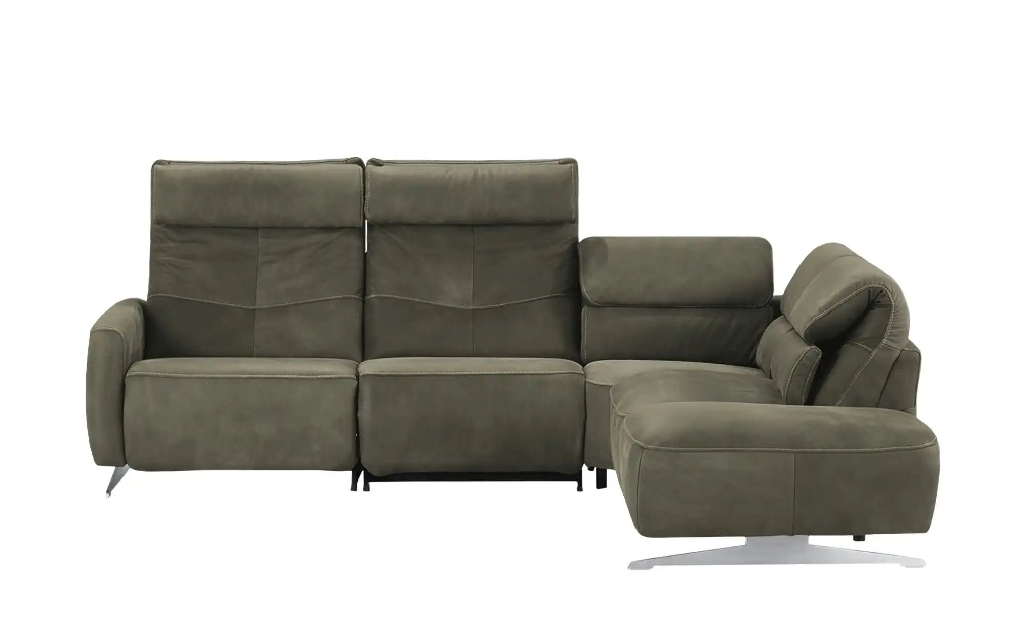 Musterring Ecksofa  MR260 ¦ grün ¦ Maße (cm): B: 281 H: 82 T: 248.0 Polster günstig online kaufen