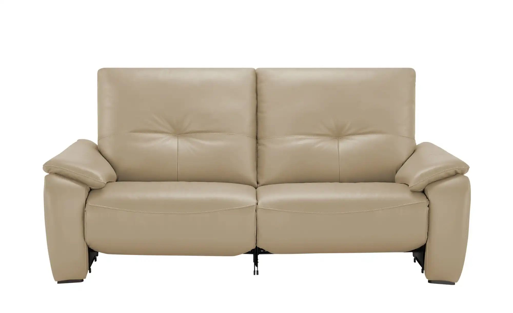 Wohnwert Sofa  aus Echtleder Halina ¦ beige ¦ Maße (cm): B: 205 H: 98 T: 98 günstig online kaufen