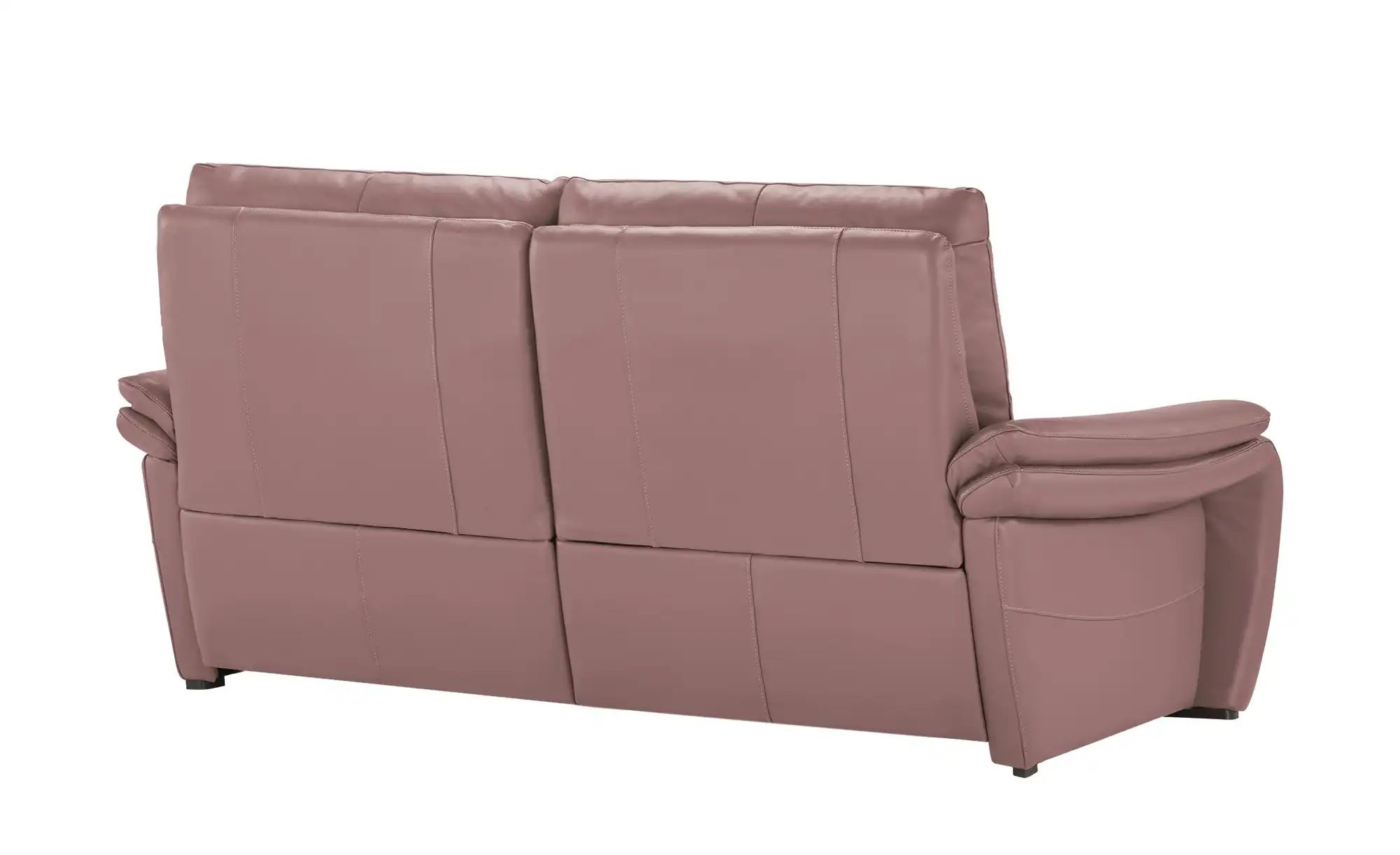 Wohnwert Sofa  aus Echtleder Halina ¦ rosa/pink ¦ Maße (cm): B: 205 H: 98 T günstig online kaufen