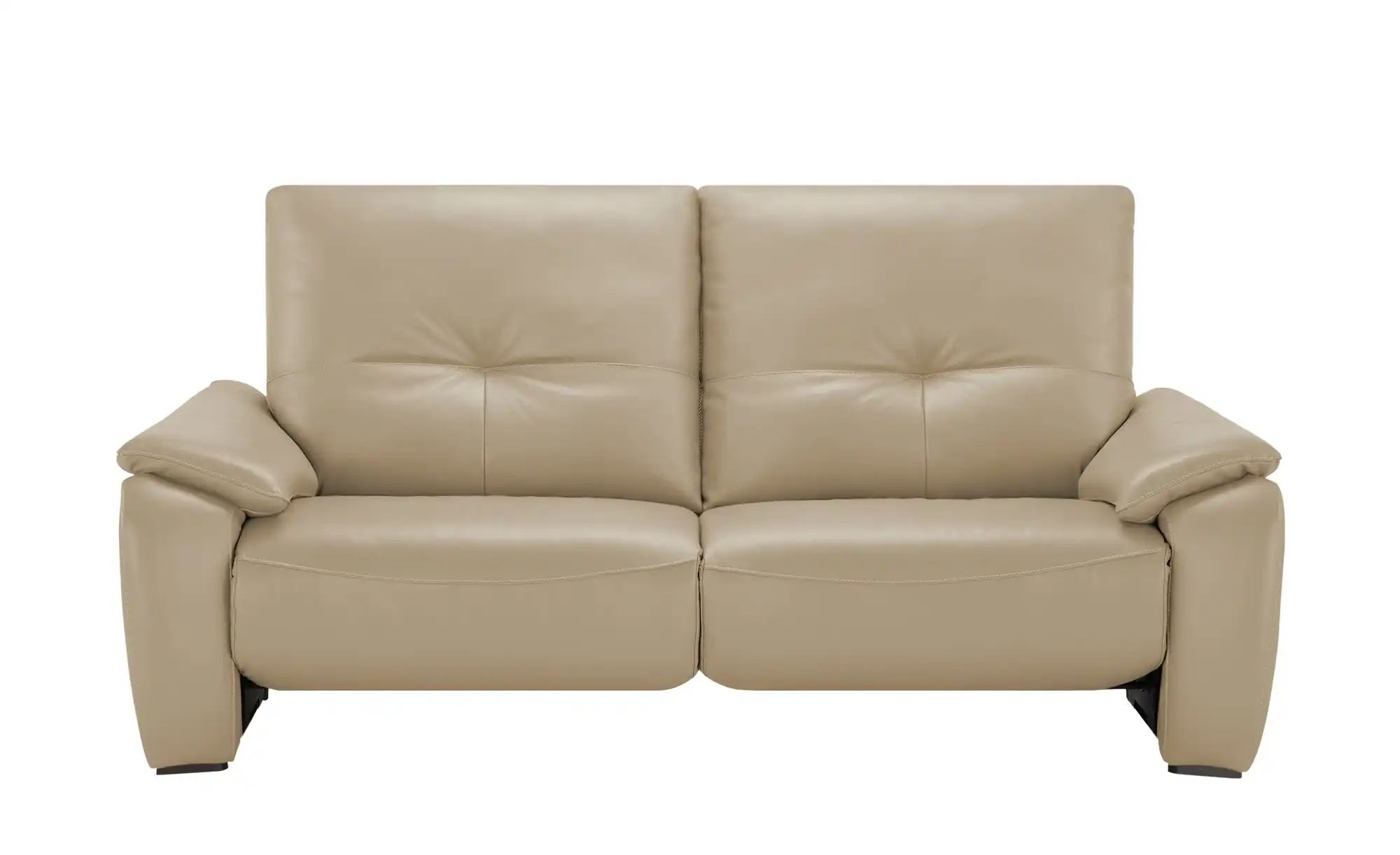 Wohnwert Sofa  aus Echtleder Halina ¦ beige ¦ Maße (cm): B: 205 H: 98 T: 98 günstig online kaufen