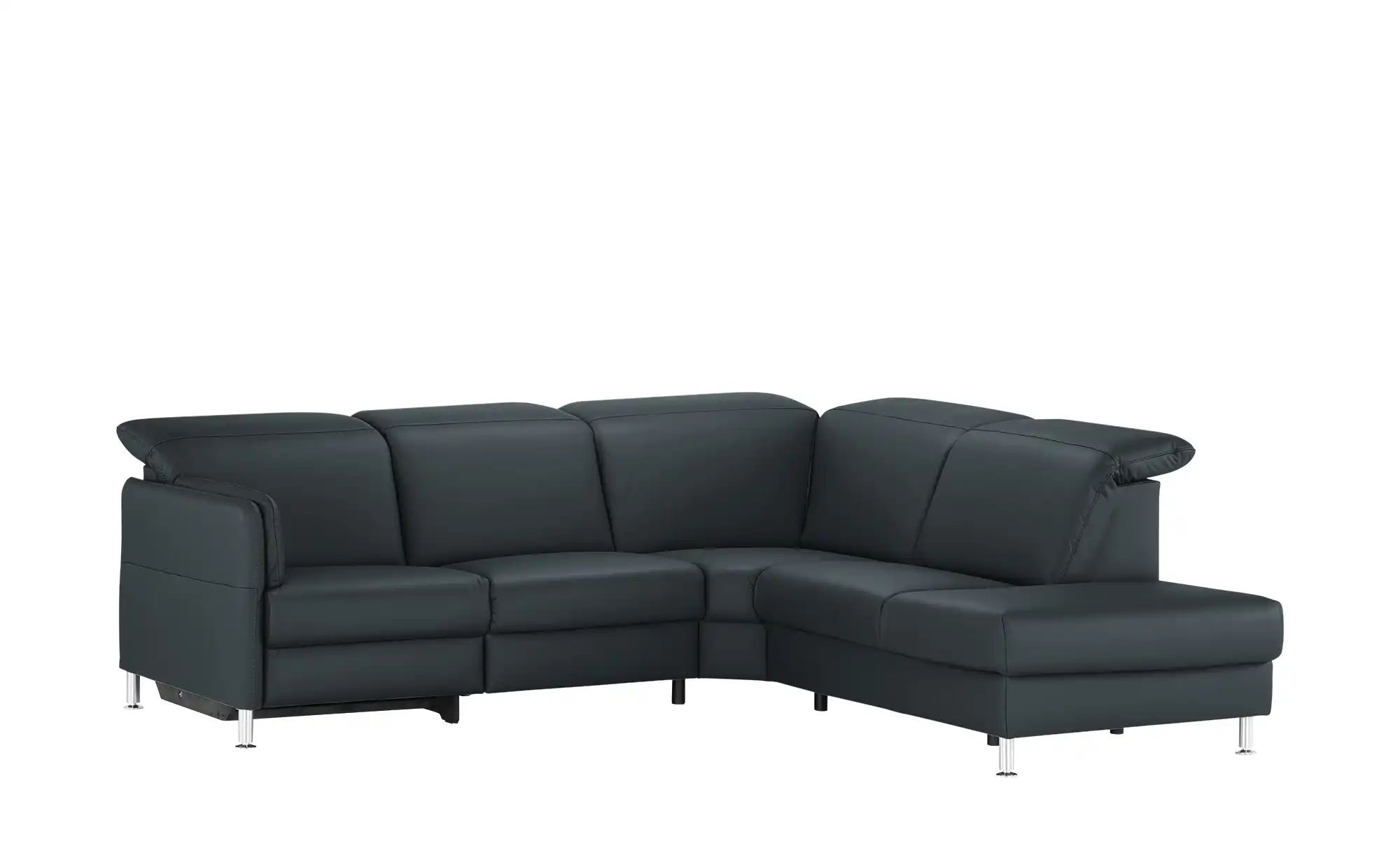 meinSofa Leder-Ecksofa  Leon ¦ blau ¦ Maße (cm): B: 259 H: 83 T: 236 Polste günstig online kaufen