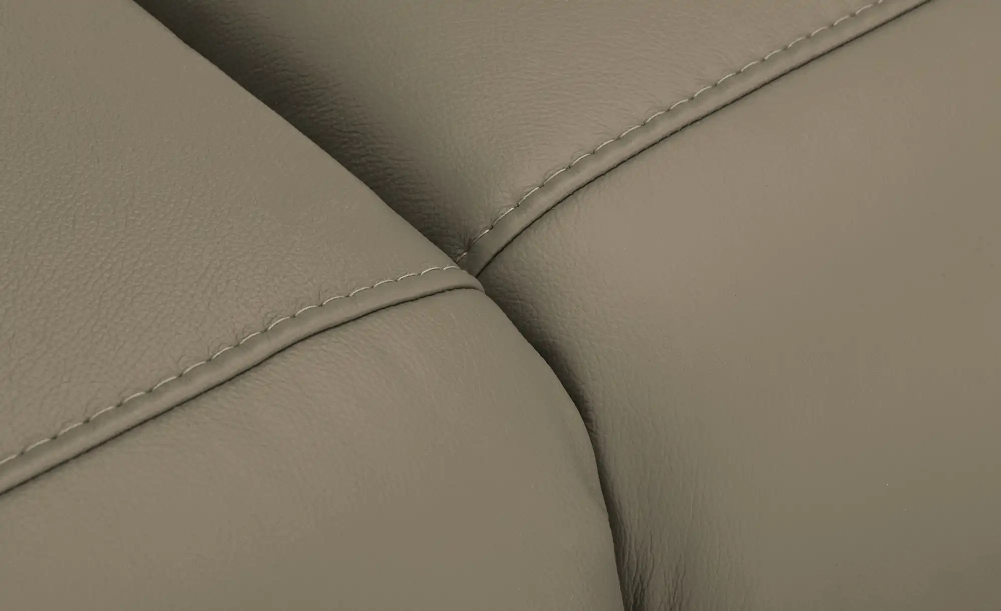 Thumbnail - meinSofa Leder-Ecksofa  Leon ¦ grau ¦ Maße (cm): B: 259 H: 83 T: 236.0 Polstermöbel > Sofas > Ecksofas - Höffner