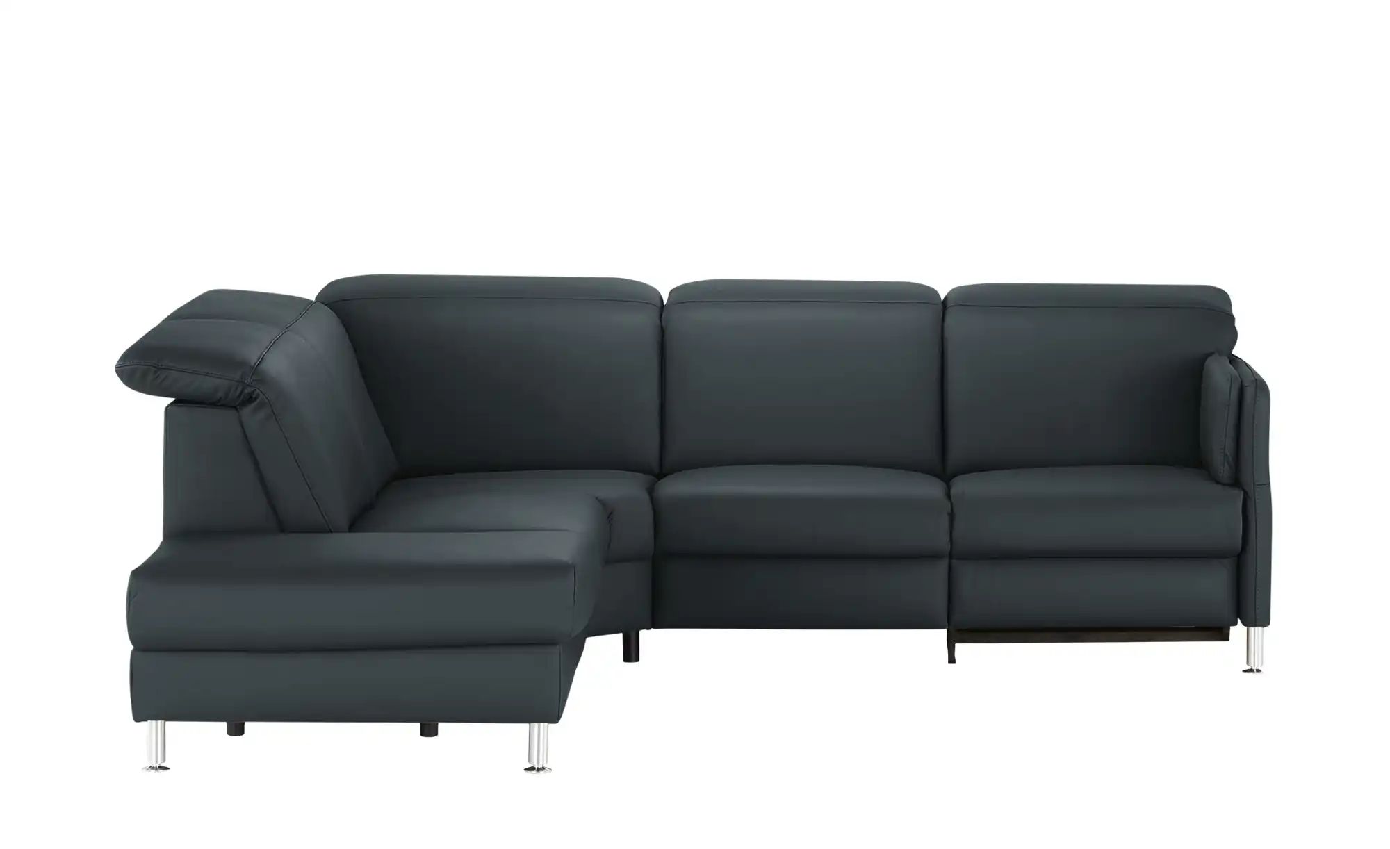 meinSofa Leder-Ecksofa  Leon ¦ blau ¦ Maße (cm): B: 259 H: 83 T: 236 Polste günstig online kaufen