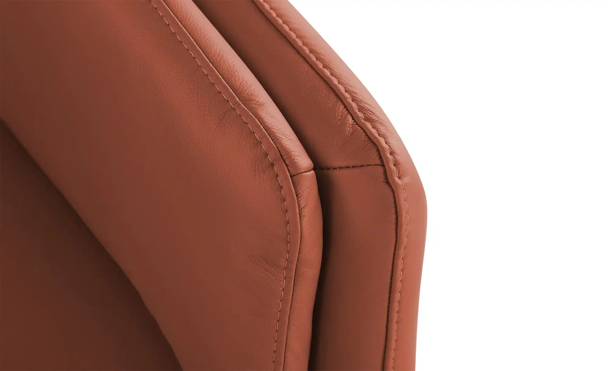 meinSofa Leder-Ecksofa  Leon ¦ rot ¦ Maße (cm): B: 259 H: 83 T: 236.0 Polst günstig online kaufen