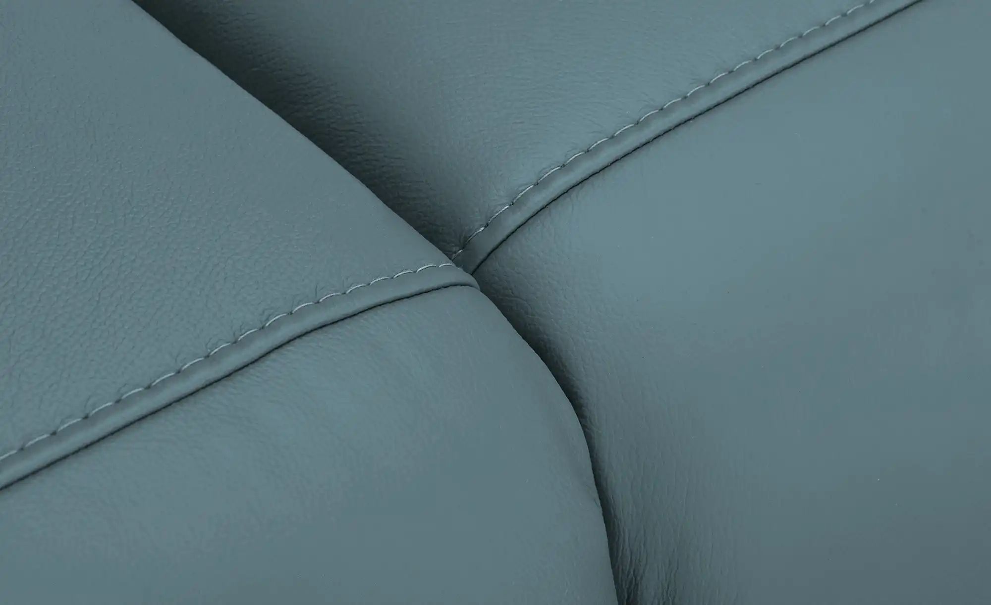 meinSofa Leder-Ecksofa  Leon ¦ blau ¦ Maße (cm): B: 259 H: 83 T: 236.0 Pols günstig online kaufen