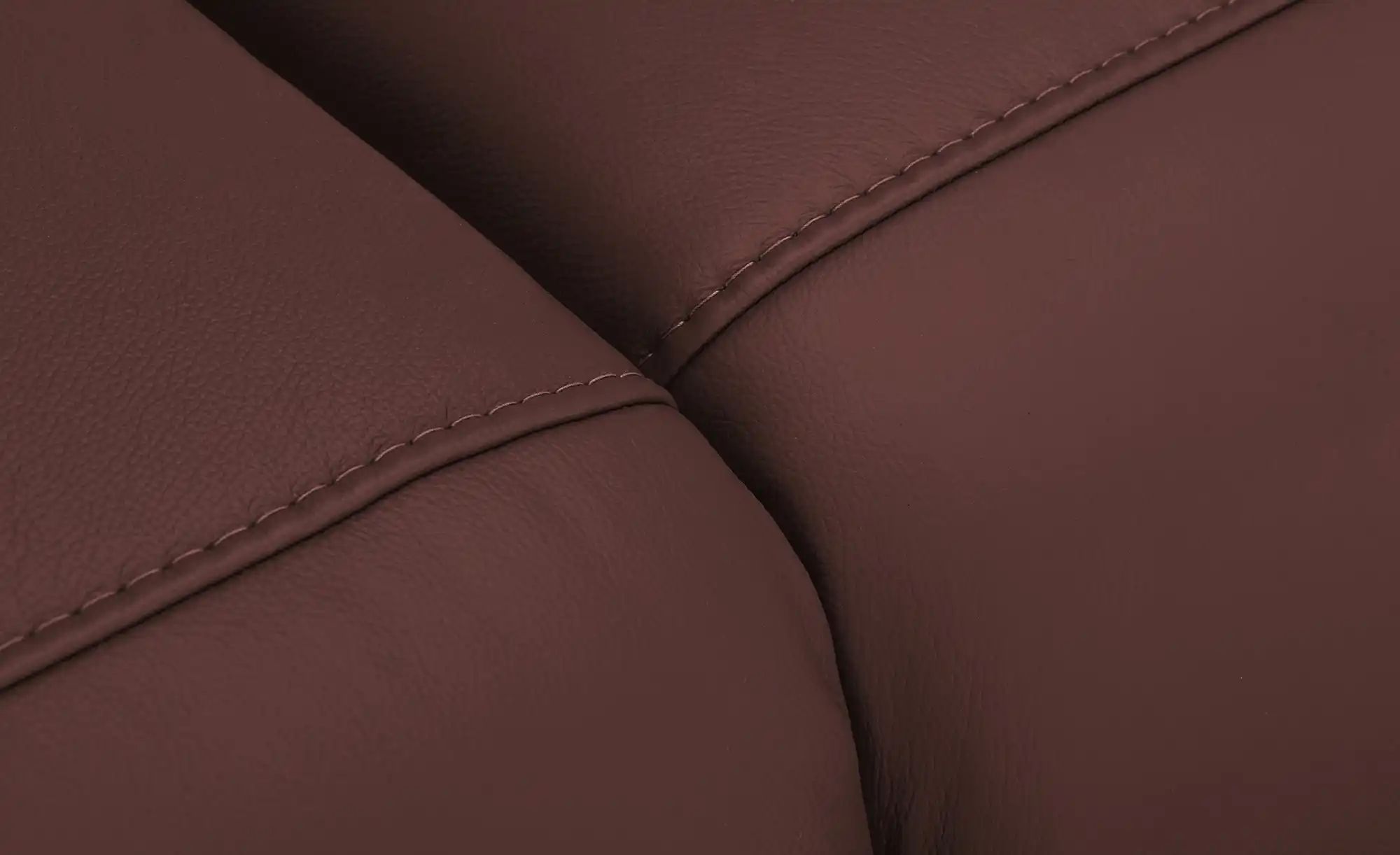 Thumbnail - meinSofa Leder-Ecksofa  Leon ¦ rot ¦ Maße (cm): B: 259 H: 83 T: 236.0 Polstermöbel > Sofas > 3-Sitzer - Höffner