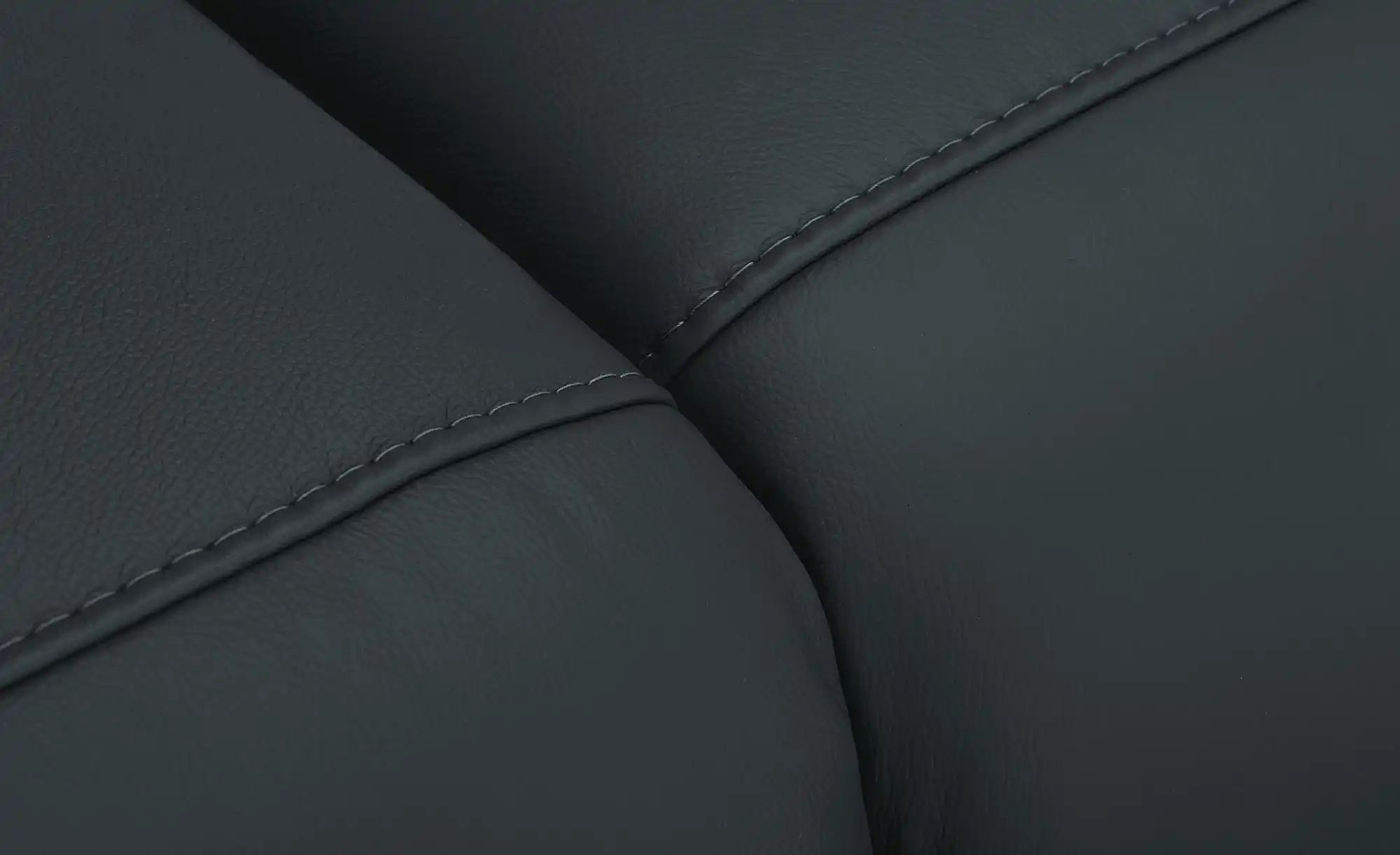 Thumbnail - meinSofa Leder-Ecksofa  Leon ¦ blau ¦ Maße (cm): B: 259 H: 83 T: 236.0 Polstermöbel > Sofas > Ecksofas - Höffner