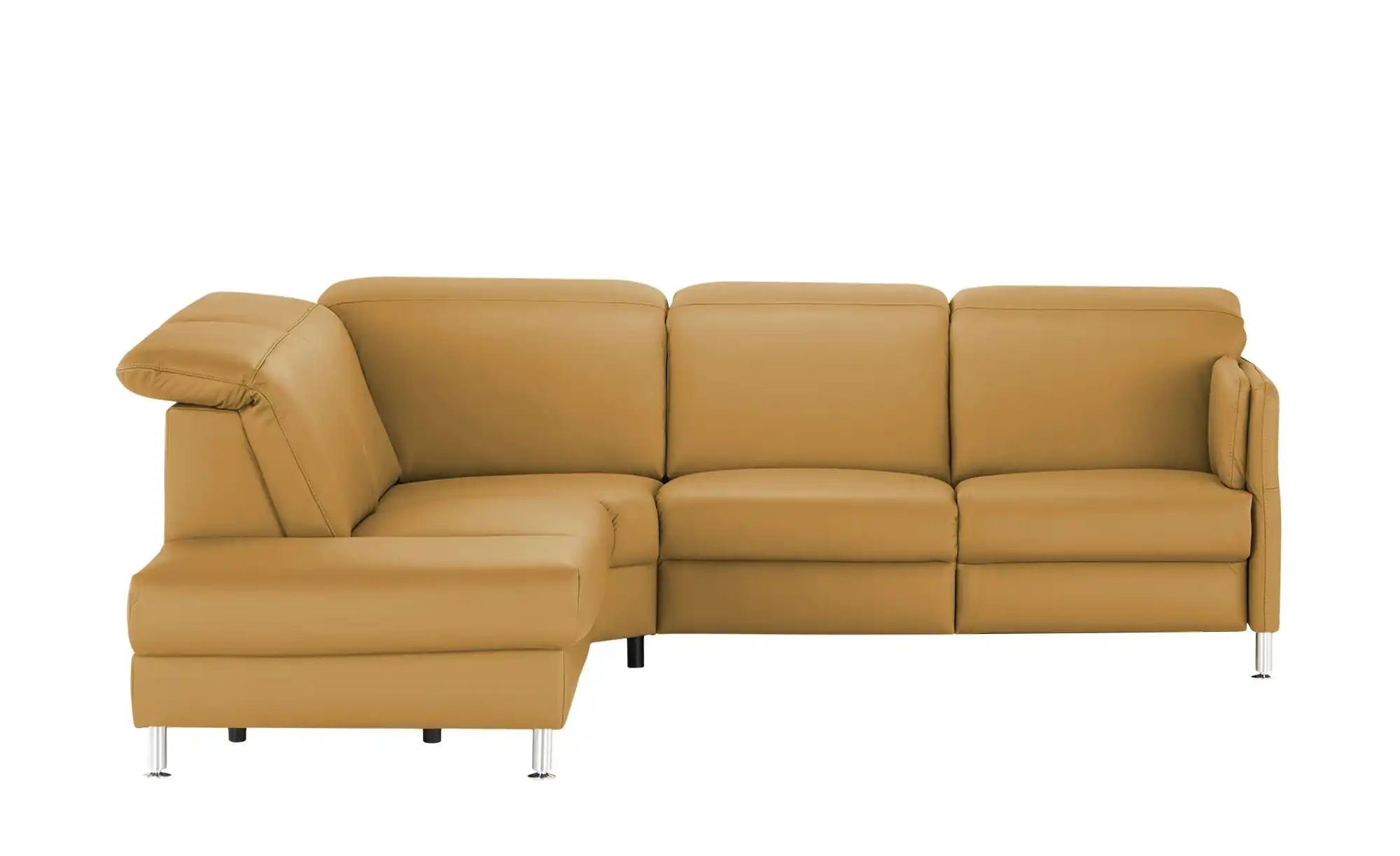 meinSofa Leder-Ecksofa  Leon ¦ gelb ¦ Maße (cm): B: 259 H: 83 T: 236.0 Pols günstig online kaufen