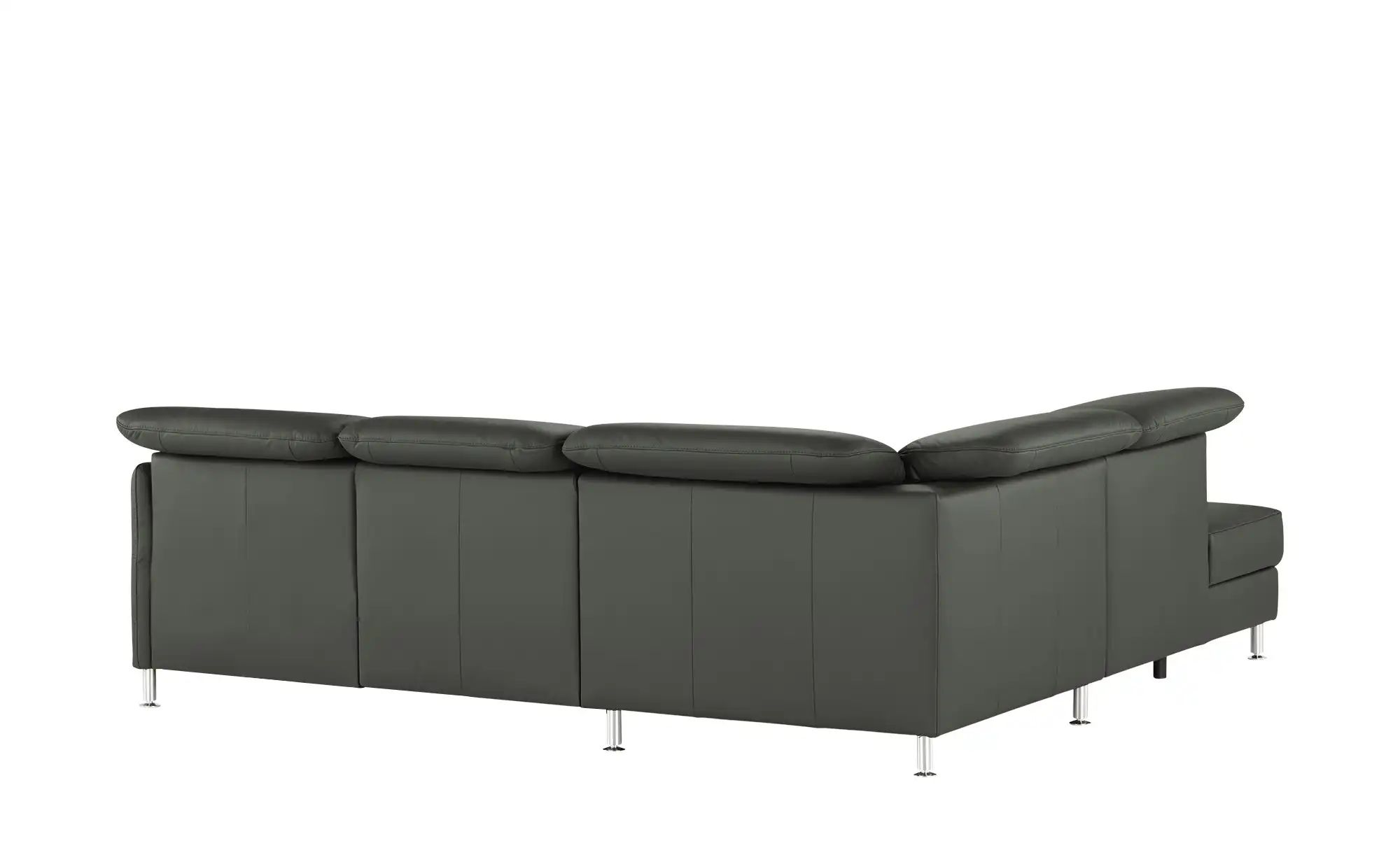 meinSofa Leder-Ecksofa  Leon ¦ grau ¦ Maße (cm): B: 259 H: 83 T: 236 Polste günstig online kaufen