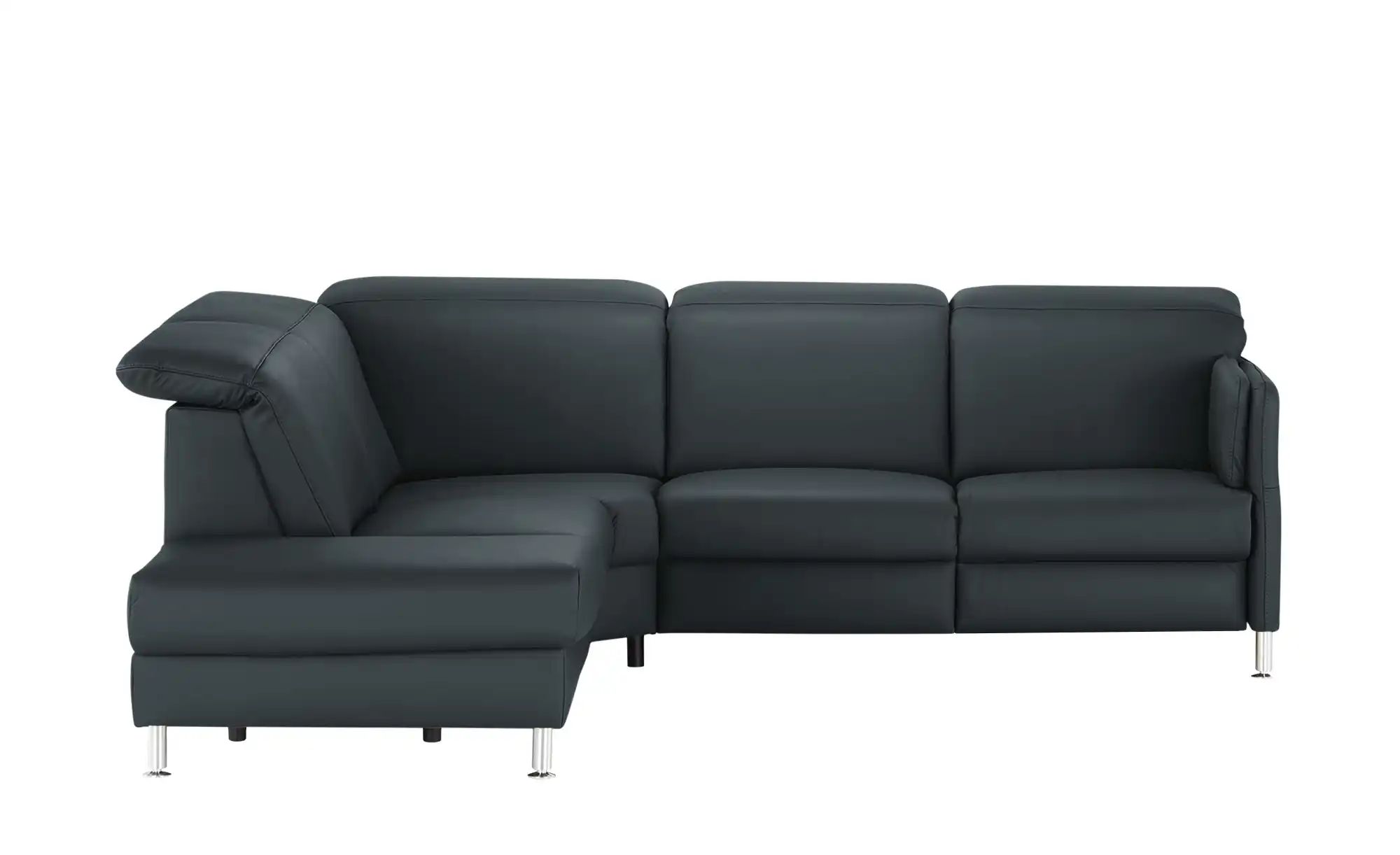 meinSofa Leder-Ecksofa  Leon ¦ blau ¦ Maße (cm): B: 259 H: 83 T: 236 Polste günstig online kaufen