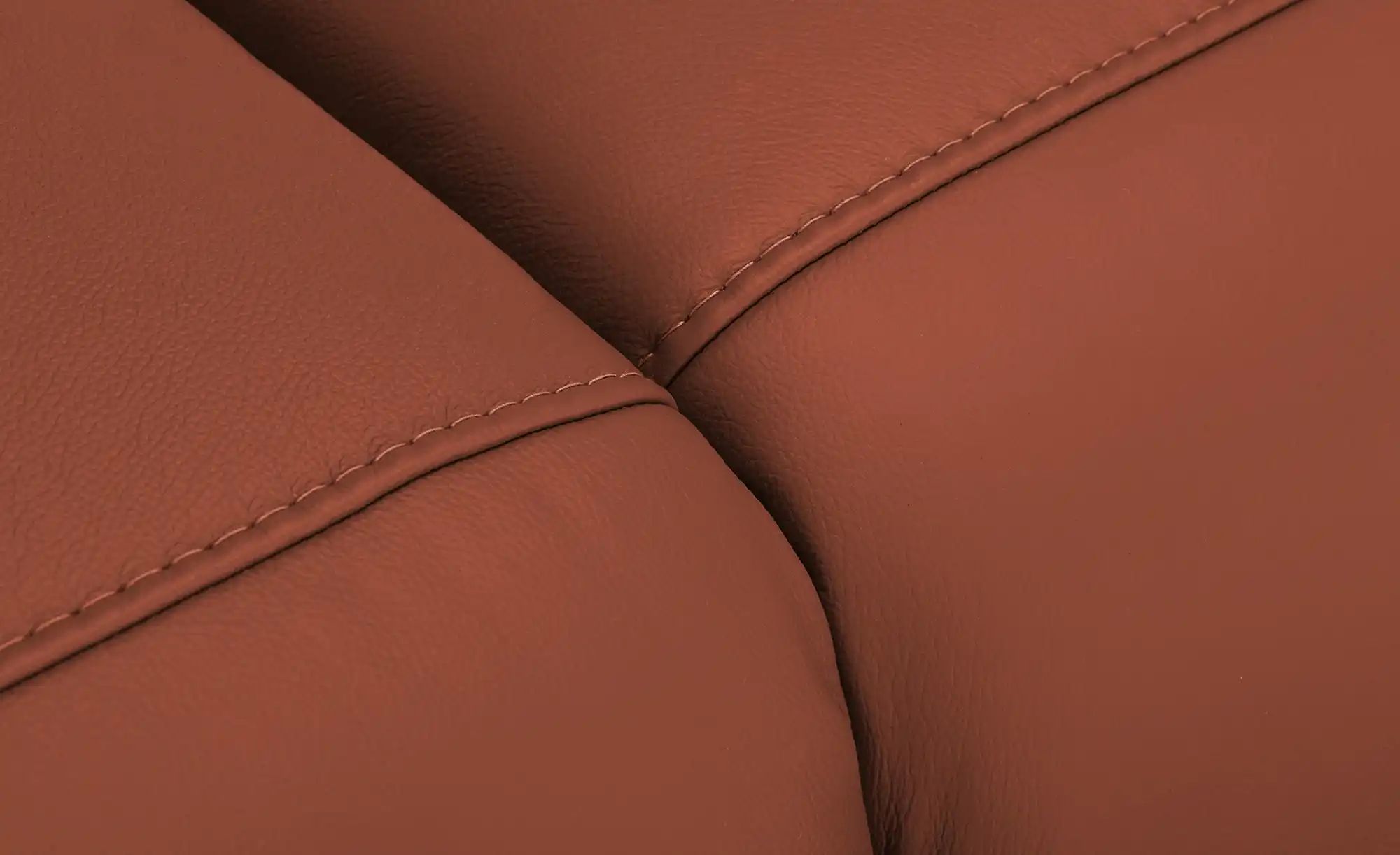 Thumbnail - meinSofa Leder-Ecksofa Leon ¦ rot ¦ Maße (cm): B: 259 H: 83 T: 236.0 Polstermöbel > Sofas > 3-Sitzer - Höffner