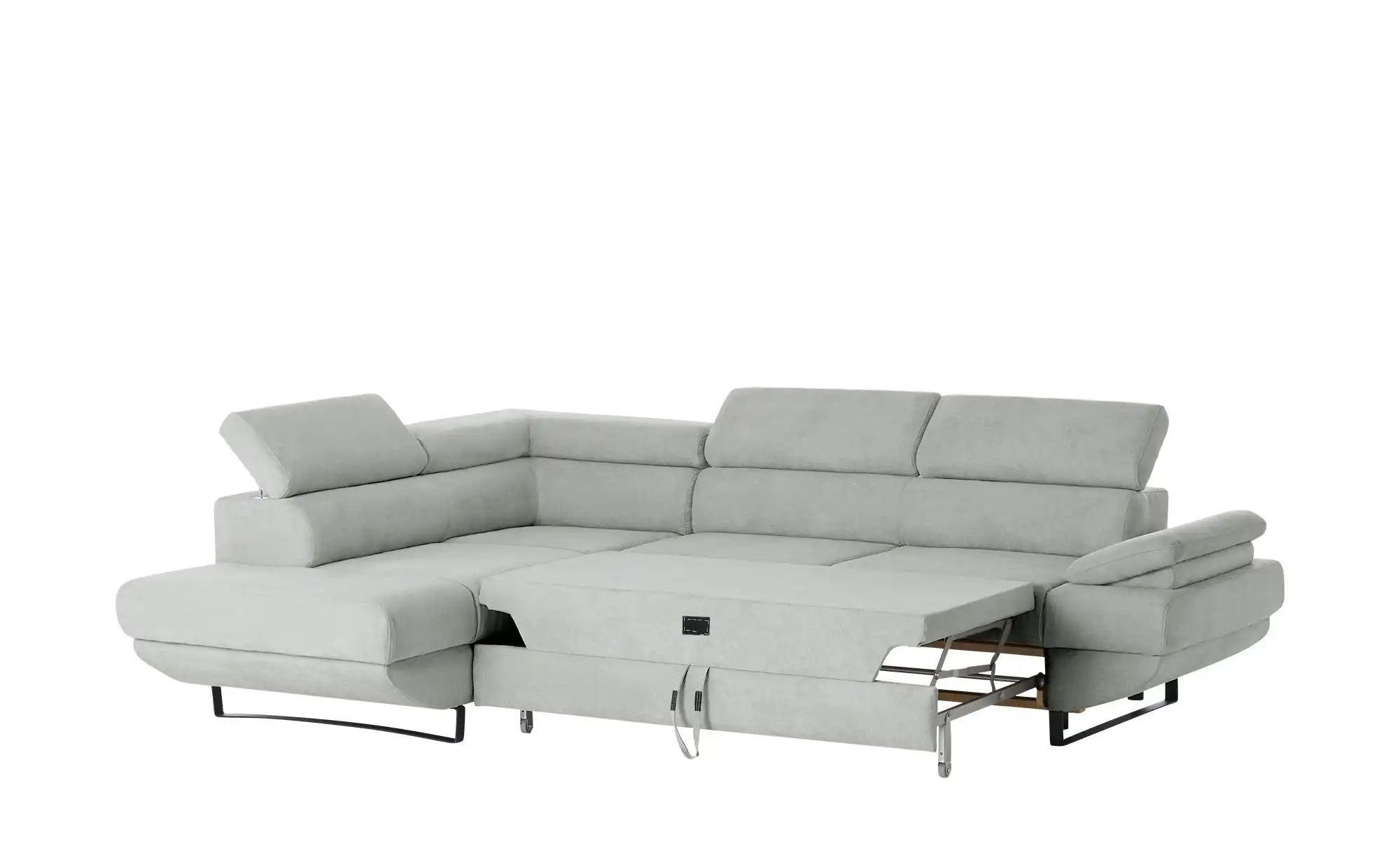 switch Ecksofa aus Mikrofaser Gio ¦ grau ¦ Maße (cm): B: 263 H: 88 T: 200 P günstig online kaufen