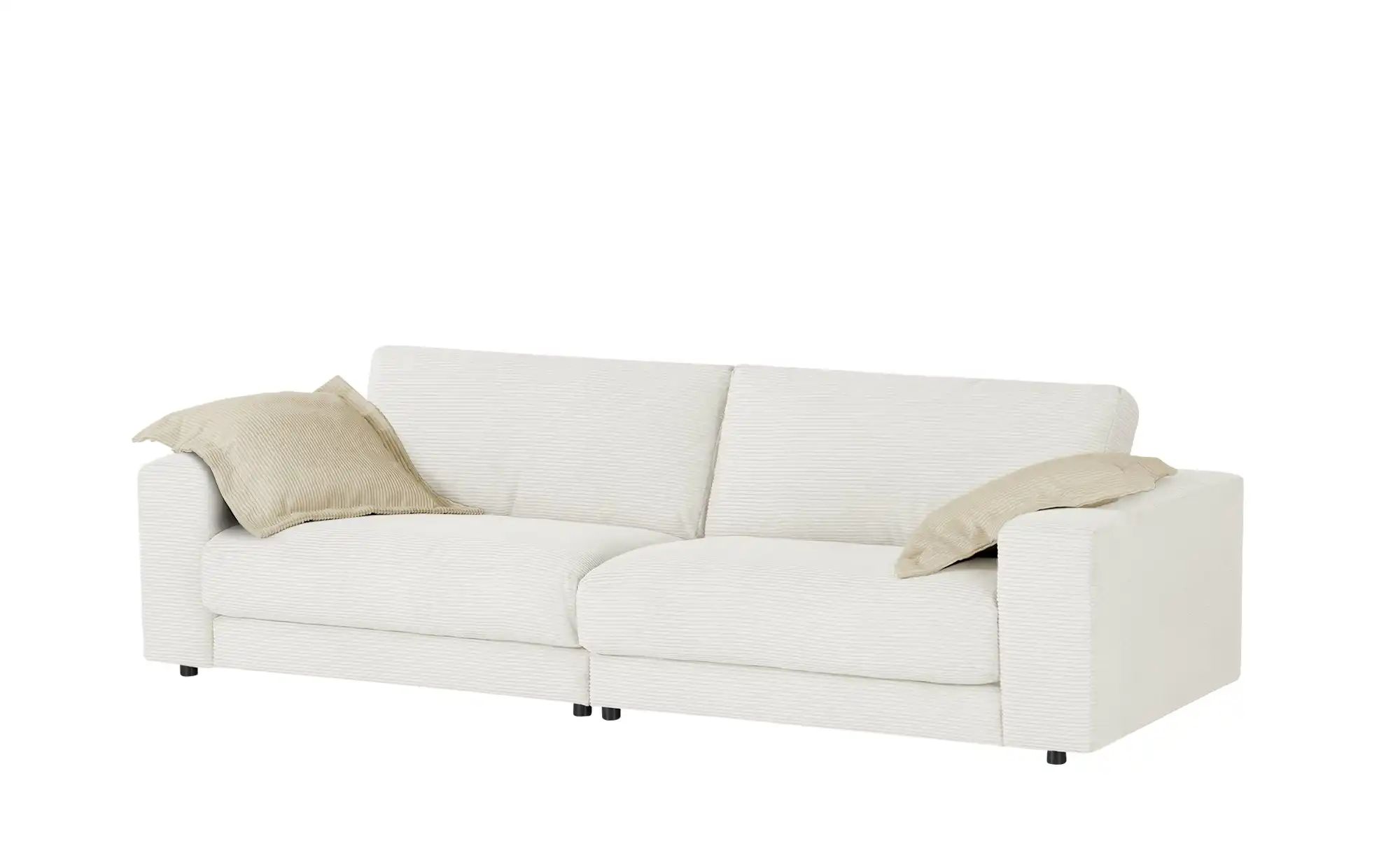Thumbnail - Jette Home Sofa Cord Sila ¦ weiß ¦ Maße (cm): B: 250 H: 85 T: 107.0 Polstermöbel > Sofas > 3-Sitzer - Höffner