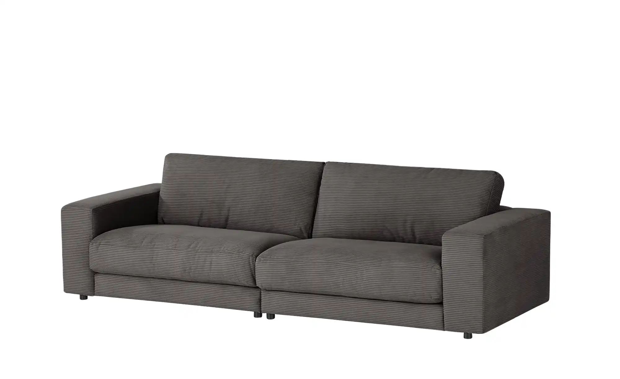 Thumbnail - Jette Home Sofa Cord Sila ¦ grau ¦ Maße (cm): B: 250 H: 85 T: 107.0 Polstermöbel > Sofas > 3-Sitzer - Höffner