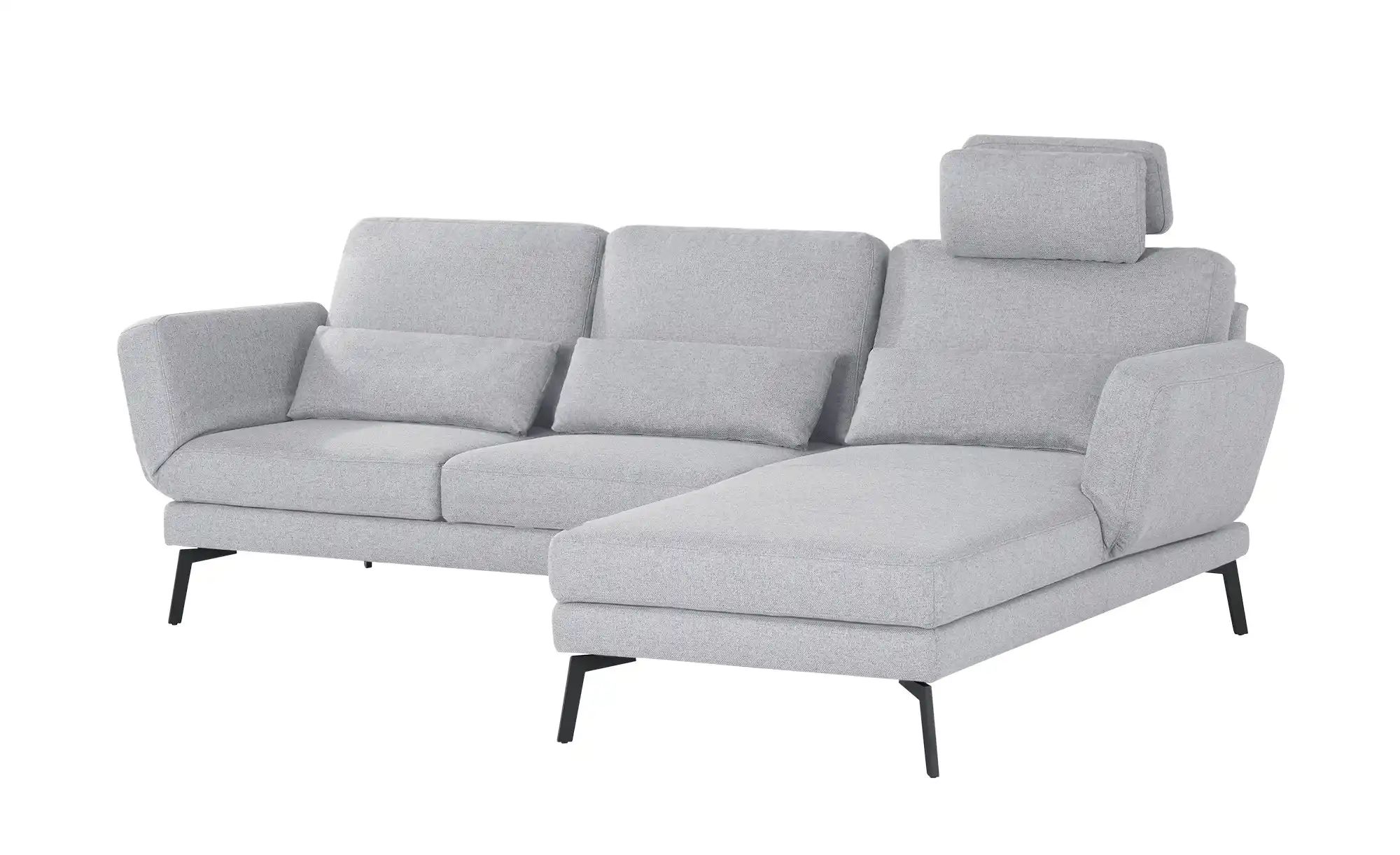 Ecksofa mit Funktion  Twister ¦ grau ¦ Maße (cm): B: 275 H: 93 T: 191.0 Pol günstig online kaufen
