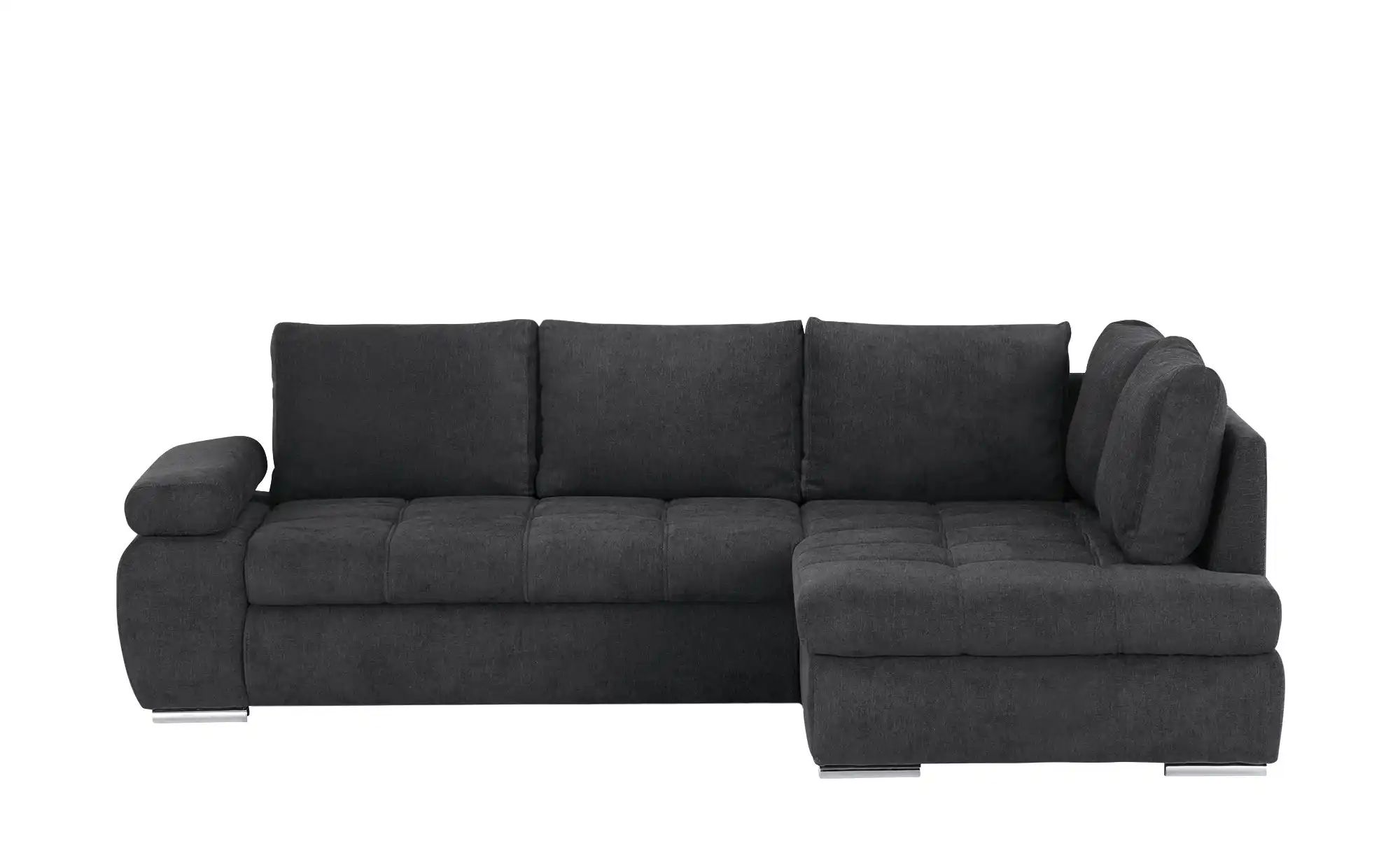 switch Ecksofa aus Flachgewebe Sky ¦ schwarz ¦ Maße (cm): B: 265 H: 89 T: 1 günstig online kaufen