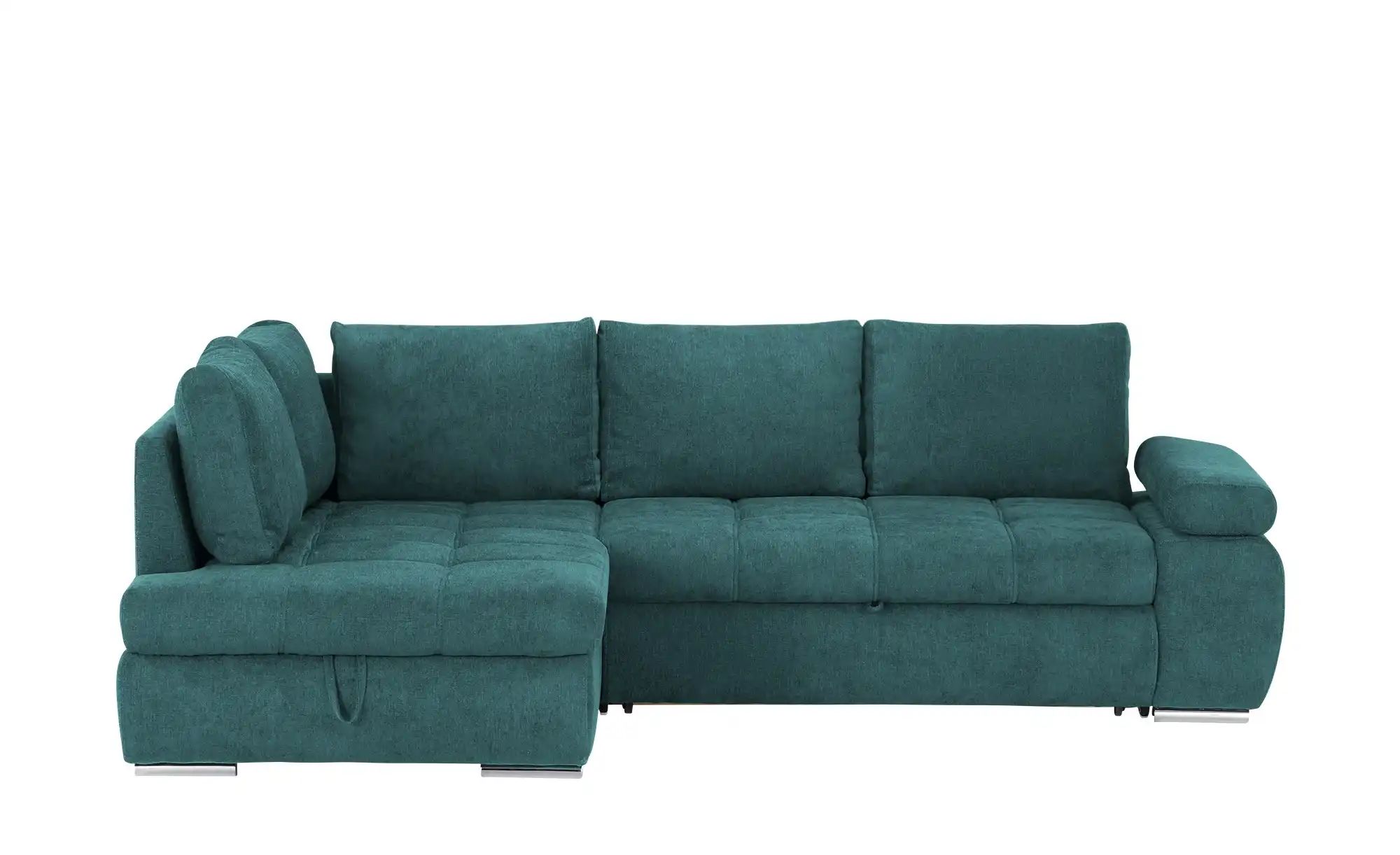 switch Ecksofa aus Flachgewebe Sky ¦ türkis/petrol ¦ Maße (cm): B: 265 H: 8 günstig online kaufen