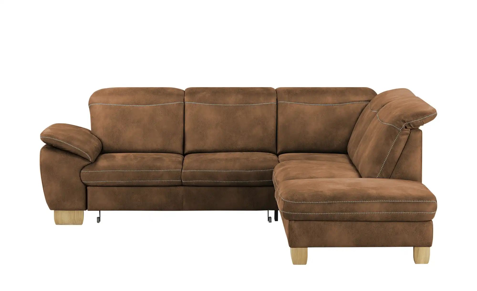 meinSofa Ecksofa  Raica ¦ braun ¦ Maße (cm): B: 266 H: 91 T: 243 Polstermöb günstig online kaufen