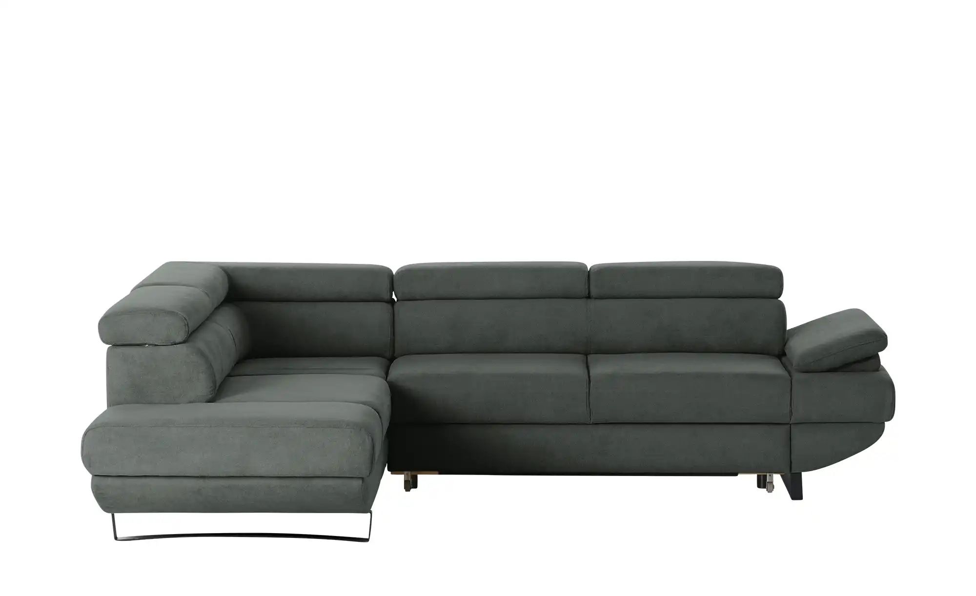 switch Ecksofa aus Mikrofaser Gio ¦ schwarz ¦ Maße (cm): B: 263 H: 74 T: 20 günstig online kaufen