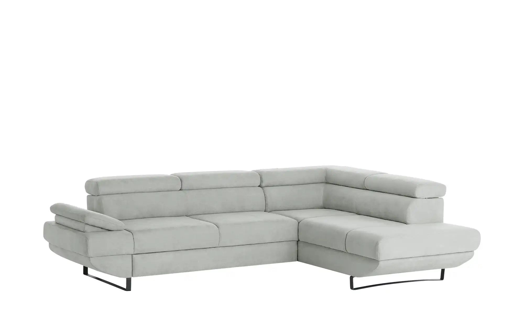 switch Ecksofa aus Mikrofaser Gio ¦ grau ¦ Maße (cm): B: 263 H: 88 T: 200 P günstig online kaufen