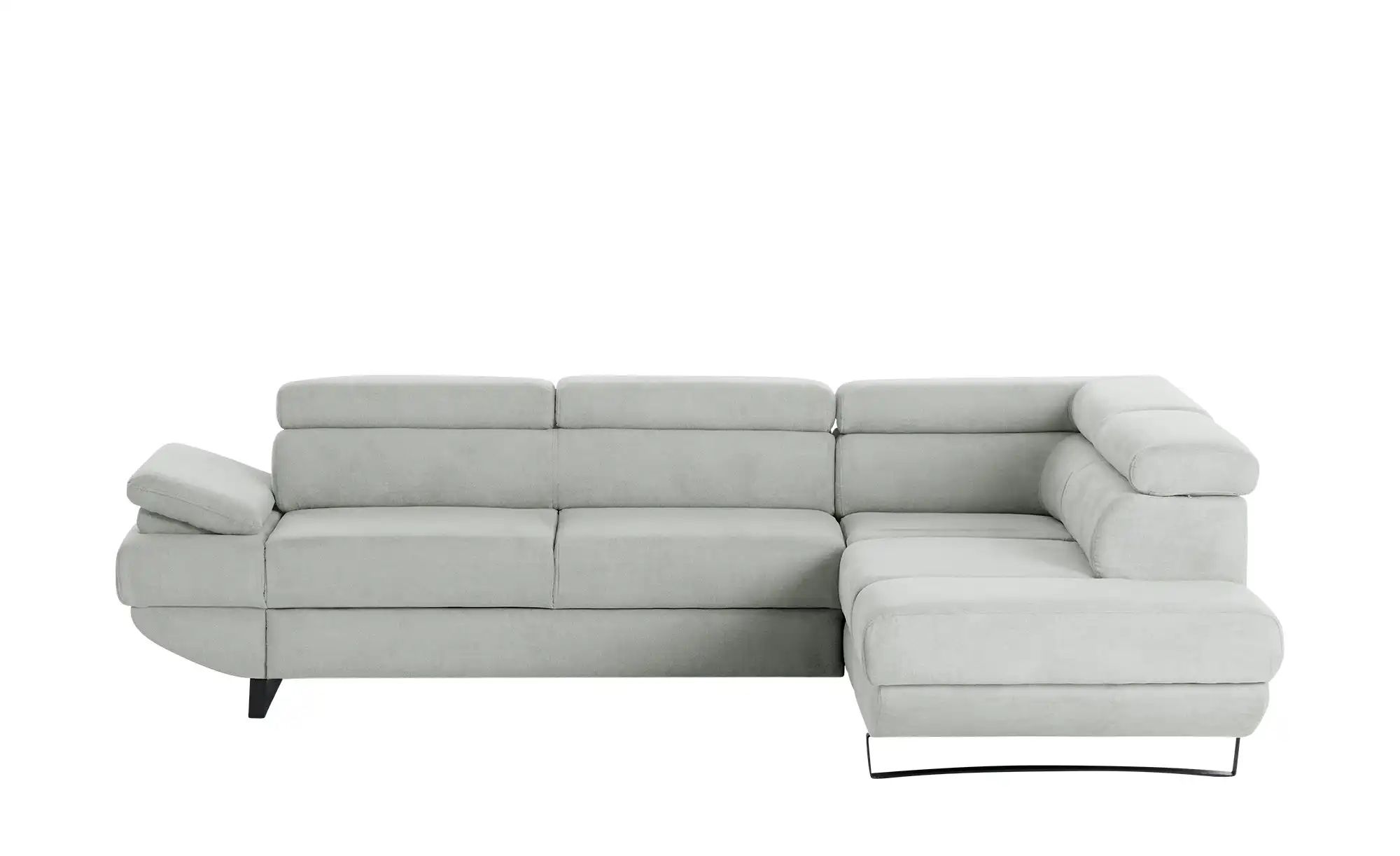 switch Ecksofa aus Mikrofaser Gio ¦ grau ¦ Maße (cm): B: 263 H: 88 T: 200 P günstig online kaufen