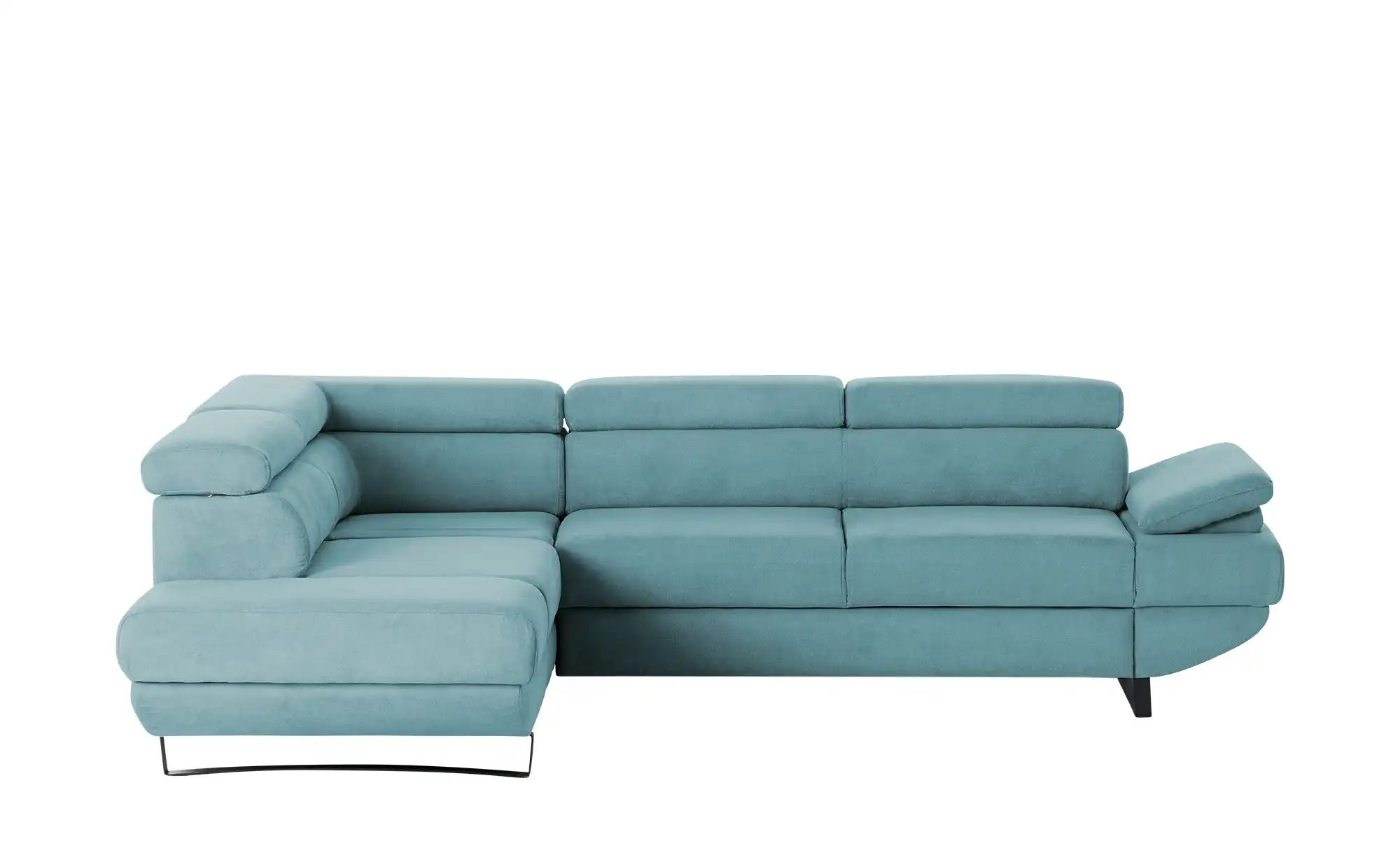 switch Ecksofa aus Mikrofaser Gio ¦ blau ¦ Maße (cm): B: 263 H: 88 T: 200 P günstig online kaufen