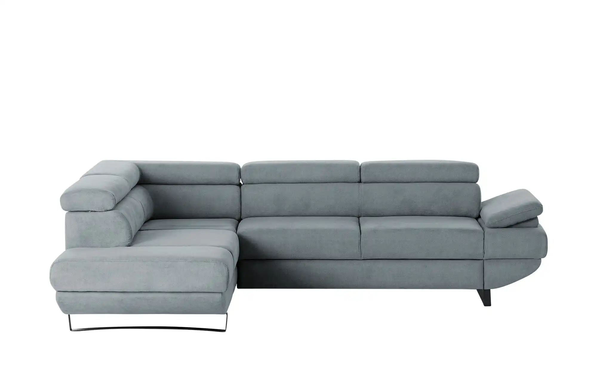 switch Ecksofa aus Mikrofaser Gio ¦ grau ¦ Maße (cm): B: 263 H: 88 T: 200 P günstig online kaufen