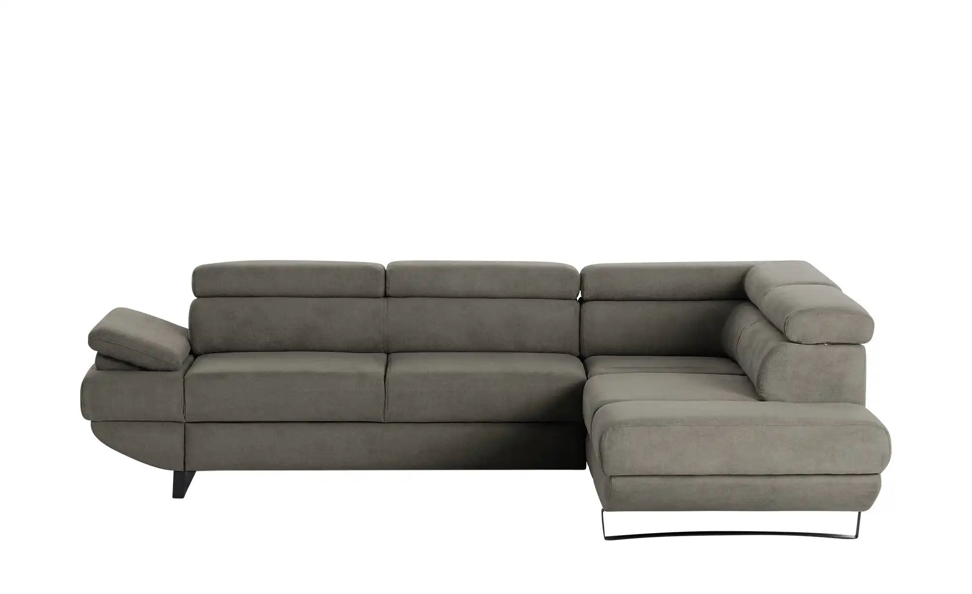 switch Ecksofa aus Mikrofaser Gio ¦ grau ¦ Maße (cm): B: 263 H: 74 T: 200 P günstig online kaufen