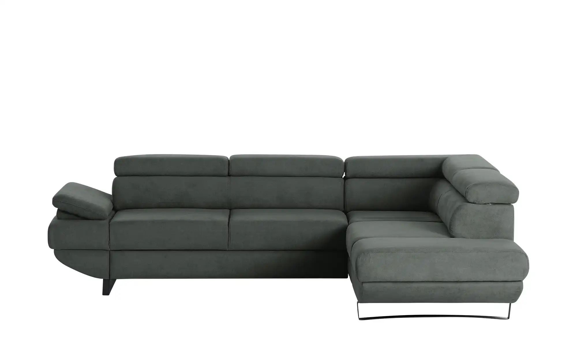 switch Ecksofa aus Mikrofaser Gio ¦ schwarz ¦ Maße (cm): B: 263 H: 74 T: 20 günstig online kaufen