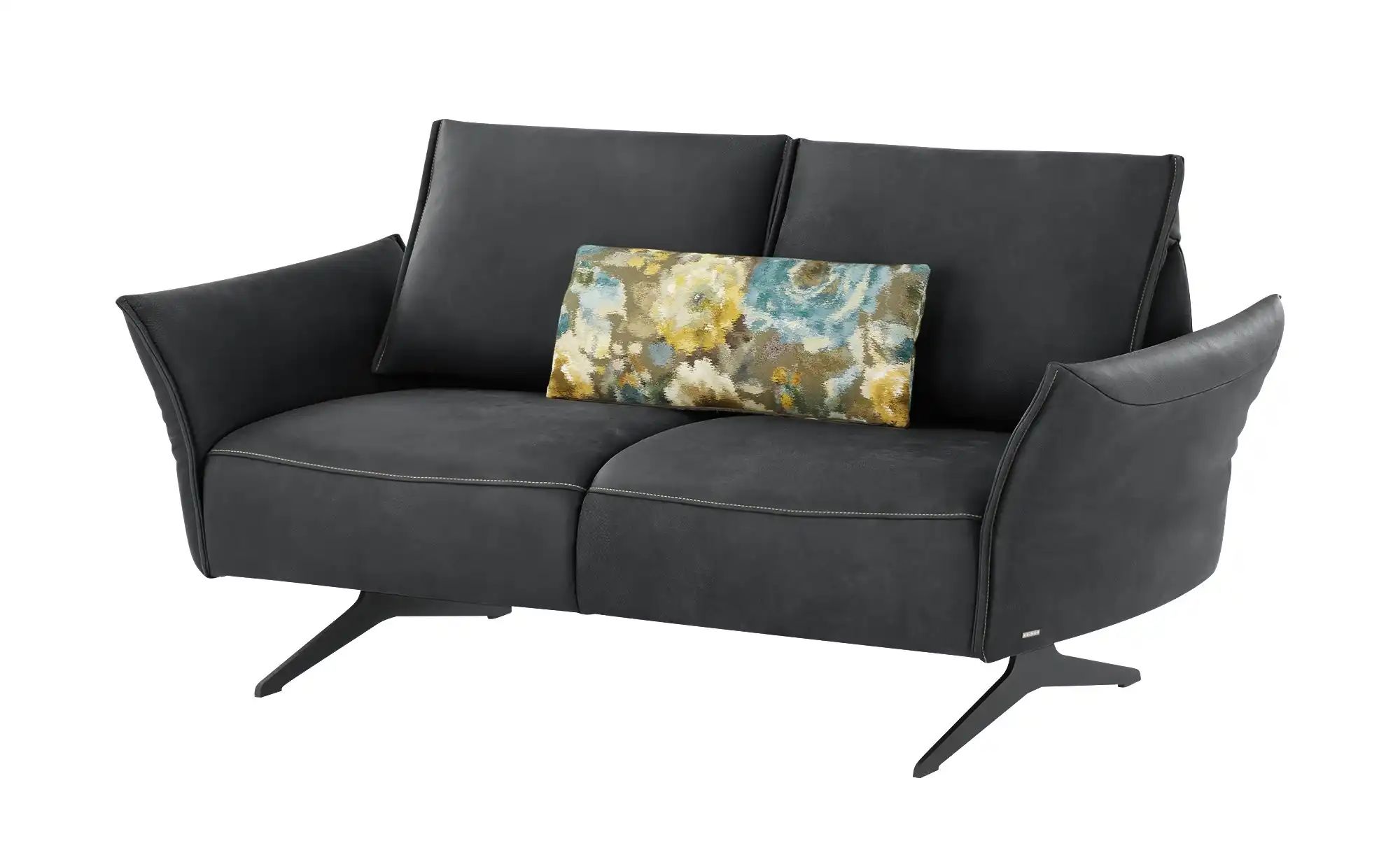 KOINOR Ledersofa  Vineto ¦ schwarz ¦ Maße (cm): B: 176 H: 110 T: 88.0 Polst günstig online kaufen