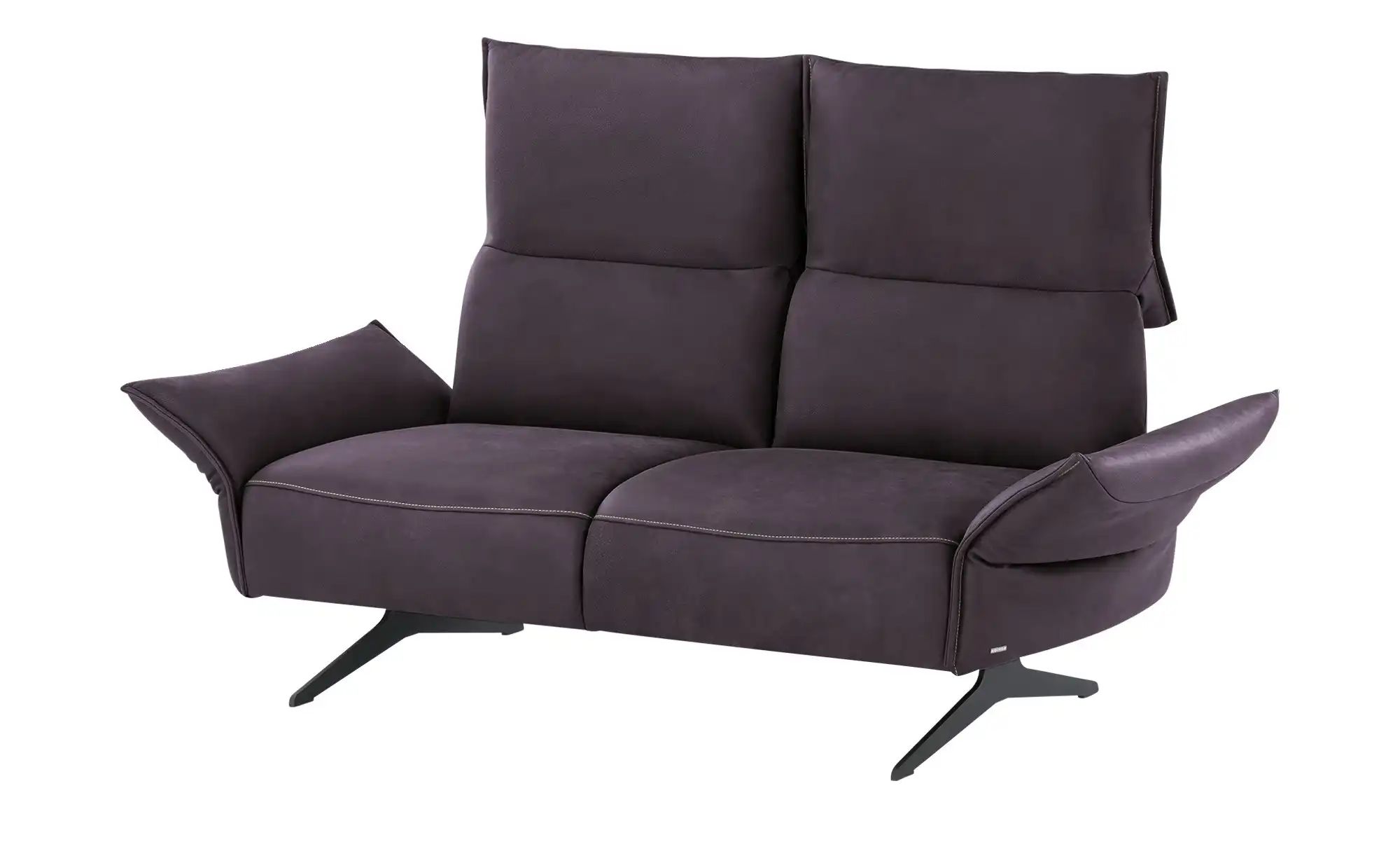 KOINOR Ledersofa  Vineto ¦ lila/violett ¦ Maße (cm): B: 176 H: 110 T: 88.0 günstig online kaufen