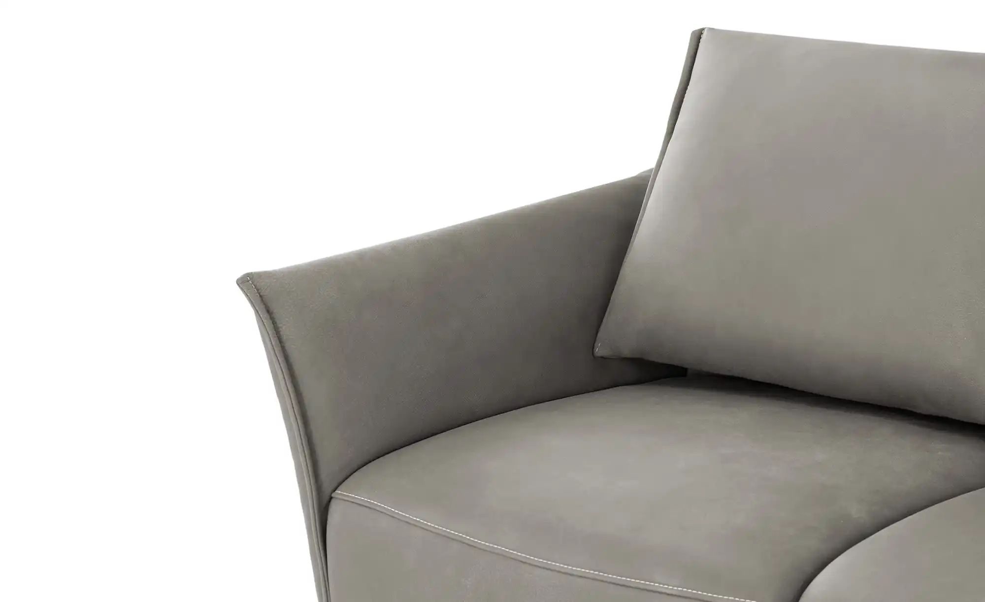 KOINOR Ledersofa  Vineto ¦ grau ¦ Maße (cm): B: 176 H: 110 T: 88.0 Polsterm günstig online kaufen