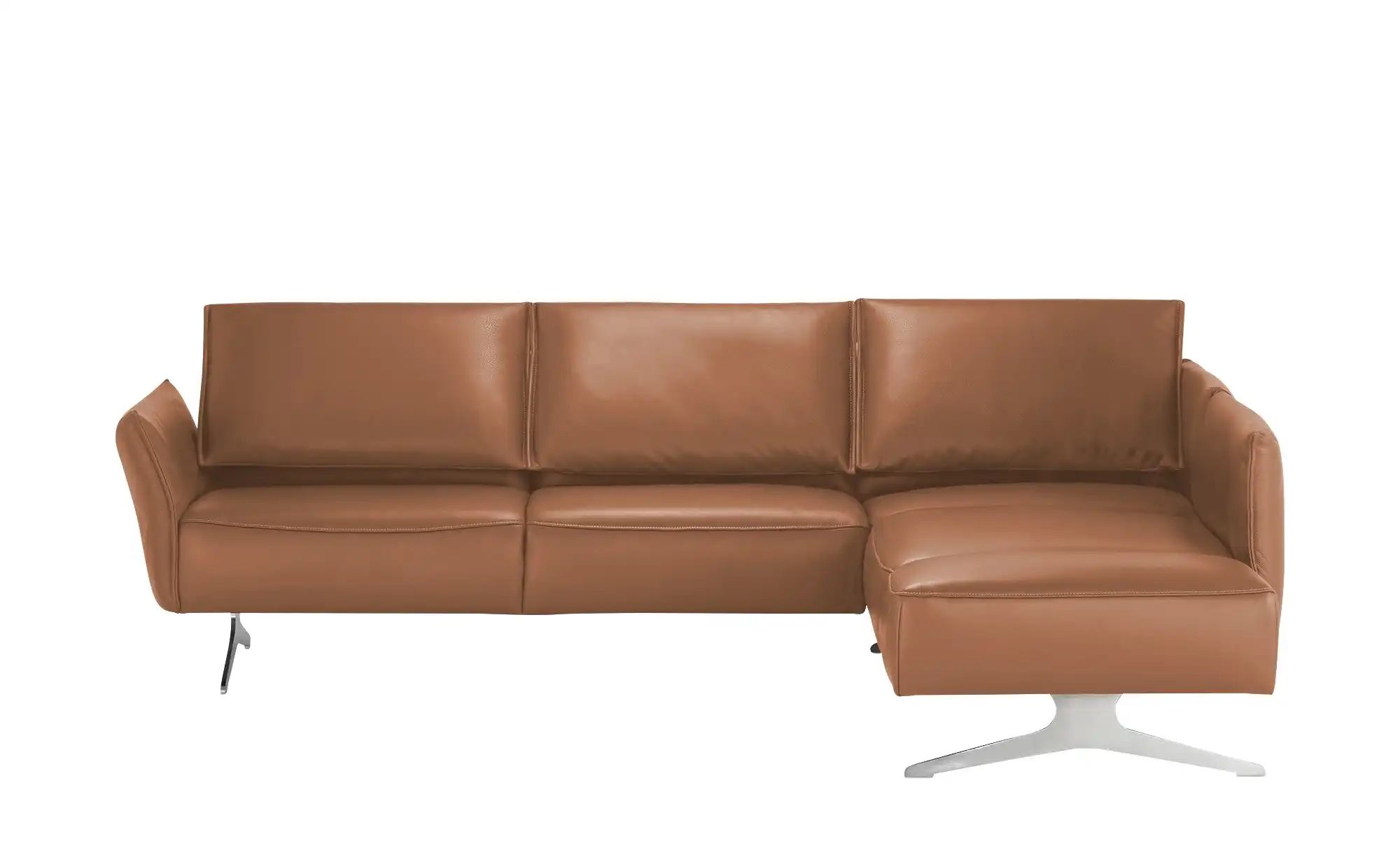 KOINOR Ecksofa Leder  Vineto ¦ braun ¦ Maße (cm): B: 272 H: 83 T: 207 Polst günstig online kaufen