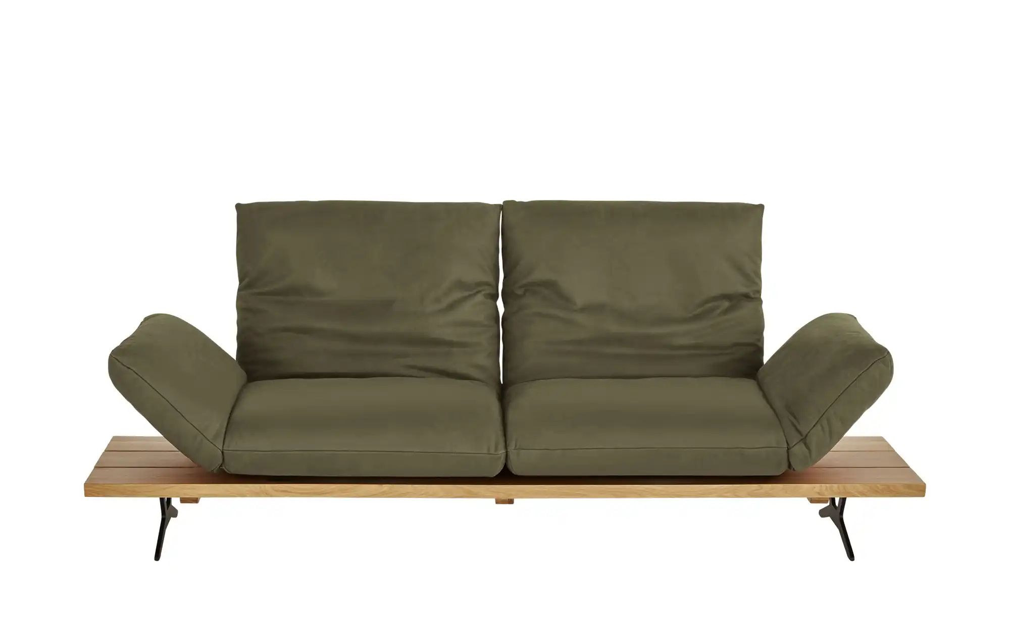 KOINOR Ledersofa  Marilyn ¦ grün ¦ Maße (cm): B: 232 H: 96 T: 90 Polstermöb günstig online kaufen