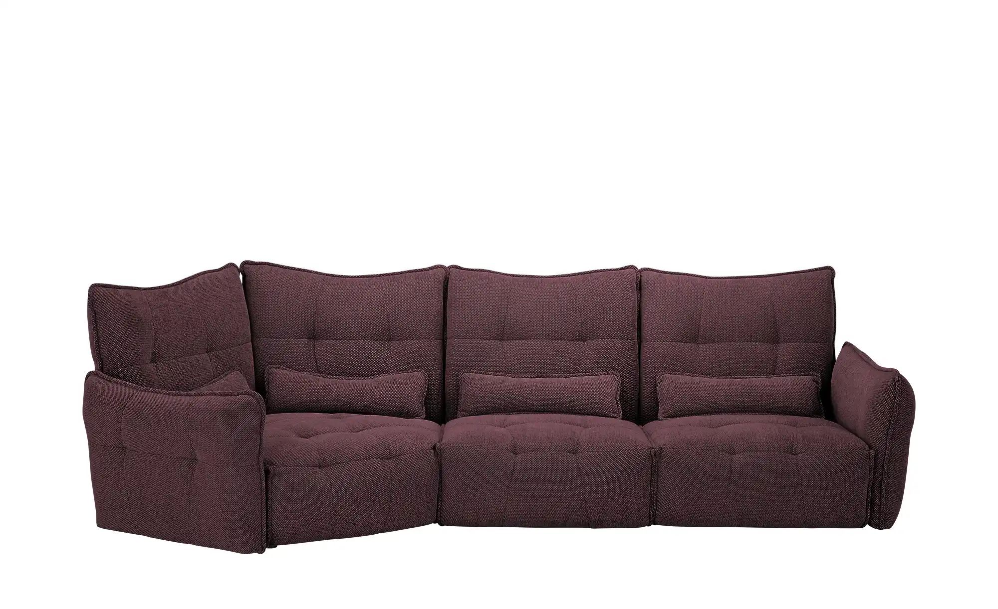 Ecksofa  Jeaneva ¦ rot ¦ Maße (cm): B: 379 H: 101 T: 151 Polstermöbel > Sof günstig online kaufen