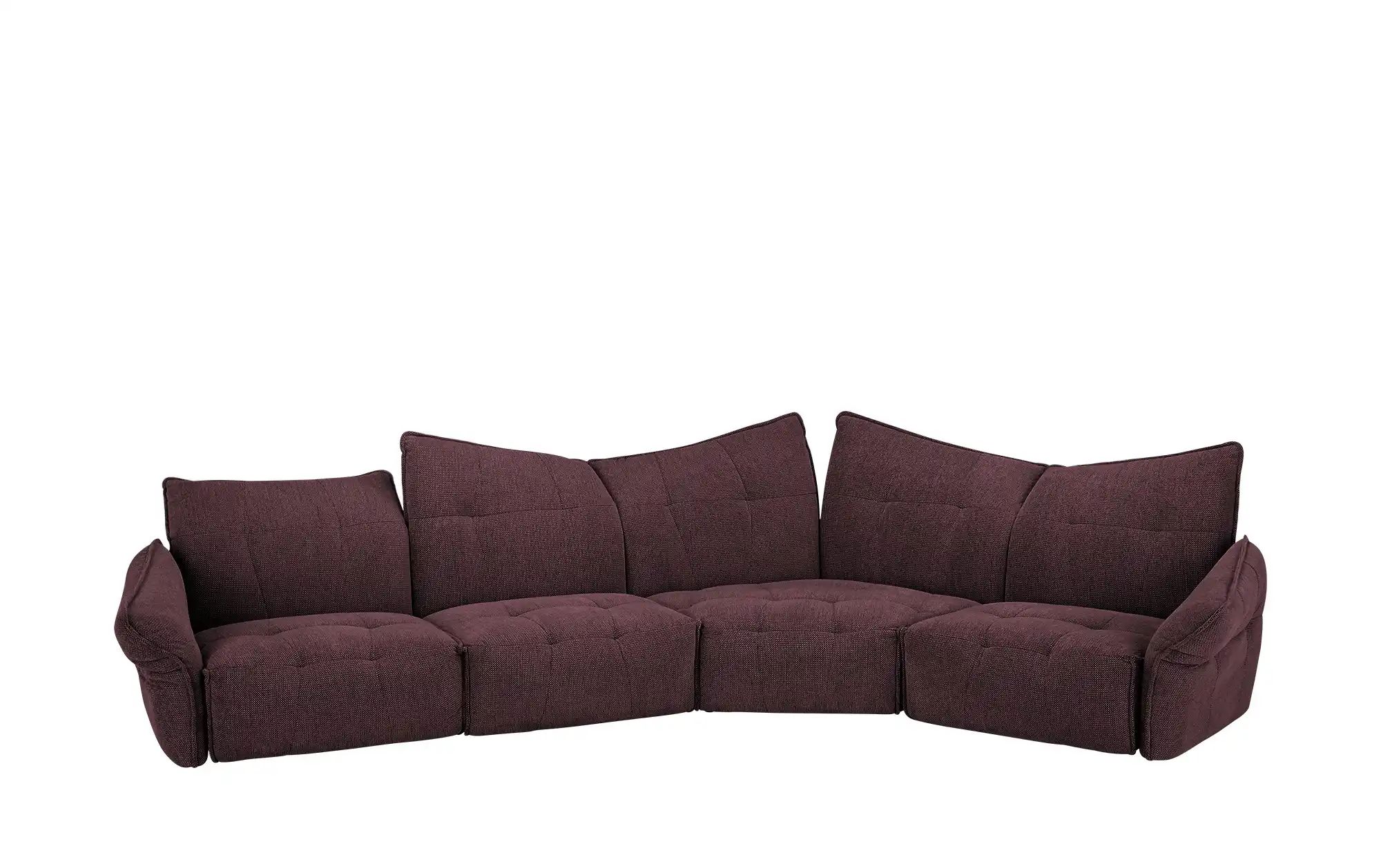 Ecksofa  Jeaneva ¦ rot ¦ Maße (cm): B: 471 H: 101 T: 200 Polstermöbel > Sof günstig online kaufen