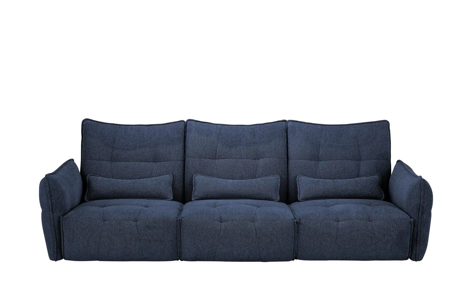 Sofa, 3-Sitzer  Jeaneva ¦ blau ¦ Maße (cm): B: 320 H: 101 T: 114 Polstermöb günstig online kaufen