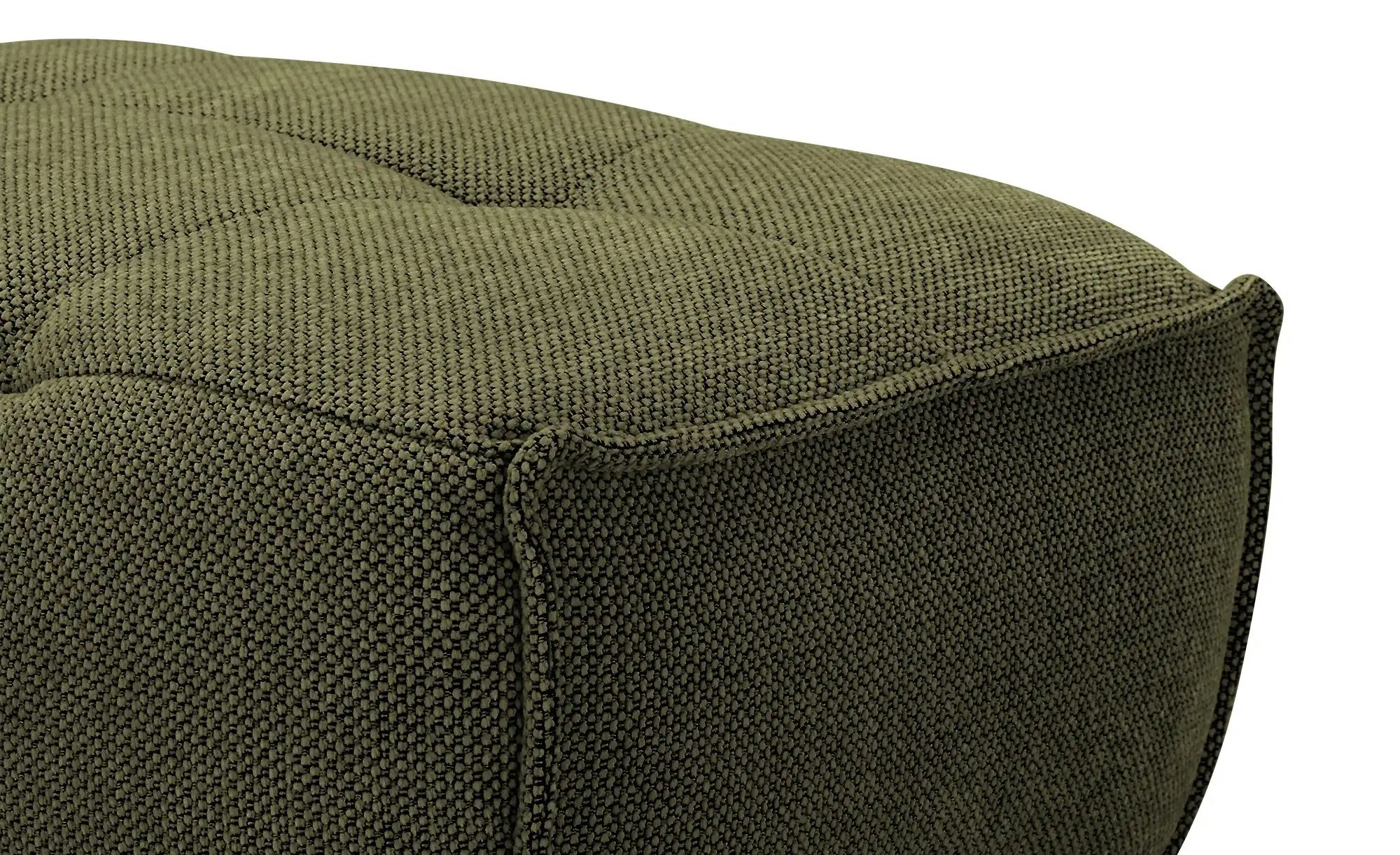 Hocker  Jeaneva ¦ grün ¦ Maße (cm): B: 90 H: 38 T: 64 Polstermöbel > Hocker günstig online kaufen