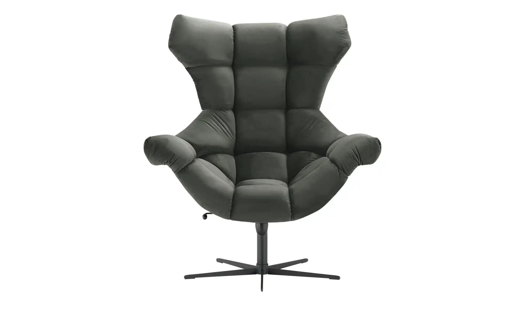 Thumbnail - switch Sessel aus Samt Sensi ¦ grau ¦ Maße (cm): B: 103 H: 119 T: 84.0 Polstermöbel > Sessel > Relaxsessel - Höffner