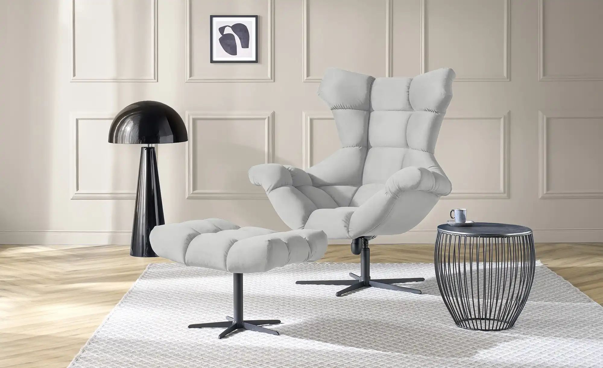 switch Fußablage  Sensi ¦ grau ¦ Maße (cm): B: 69 H: 45 T: 46.0 Polstermöbe günstig online kaufen